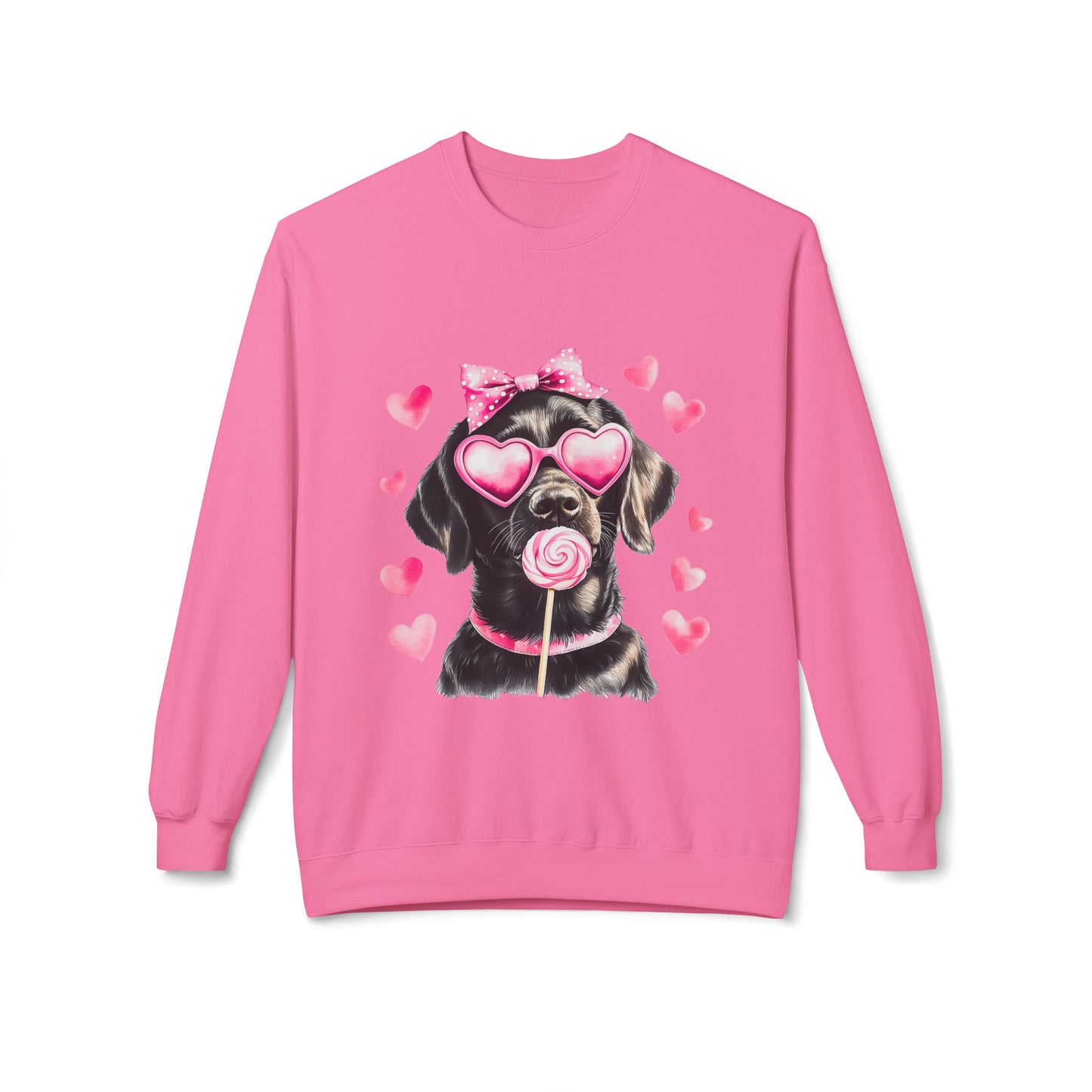 Valentines Unisex Midweight Softstyle Fleece Crewneck Sweatshirt