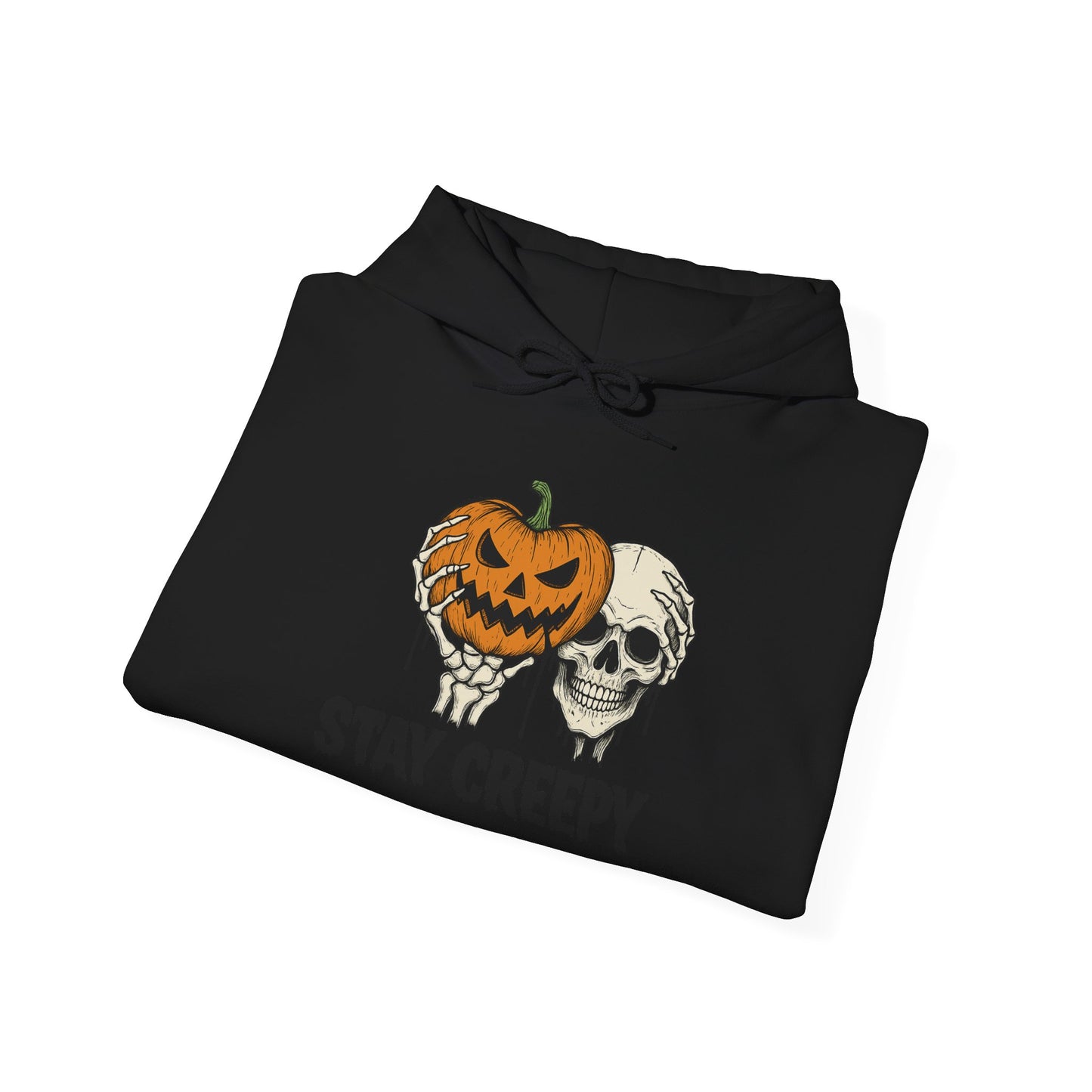 Unisex Creepy Hooded Hoodie | Halloween Hoodie, Fall Apparel, Spooky Gift, Cozy Hoodie for Autumn Celebrations