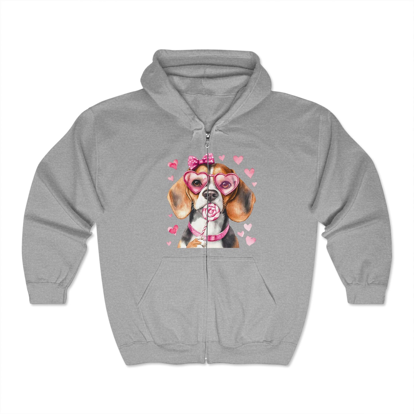 Valentines Unisex Heavy Blend™ Full Zip Hoodies