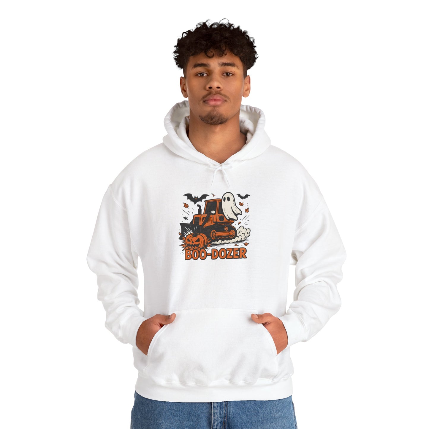 Halloween Ghostly Train Hoodie, Cozy Fall Hoodie, Unisex Hoodie, Spooky Holiday Gift, Comfortable Everyday Wear