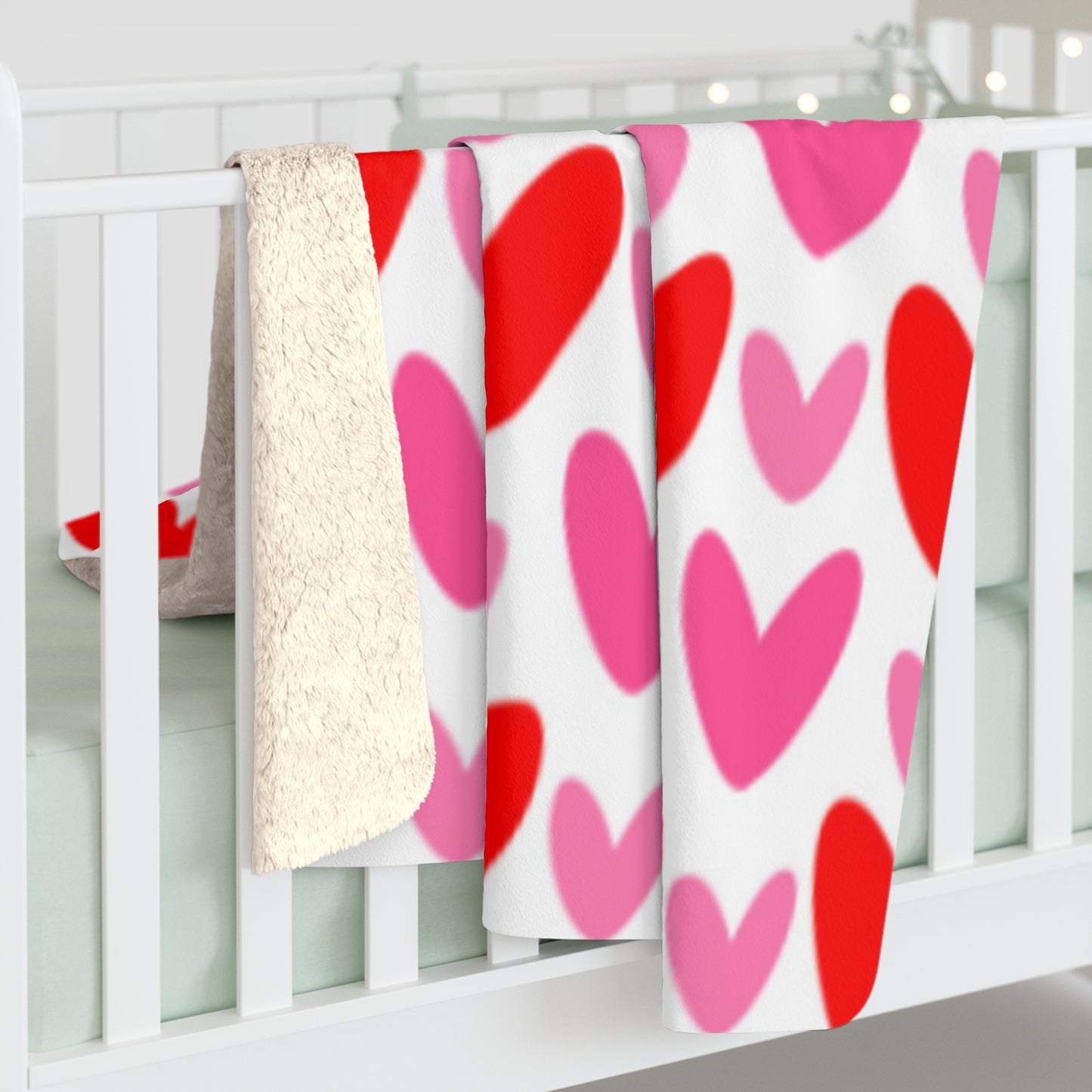 Valentines Sherpa Fleece Blanket