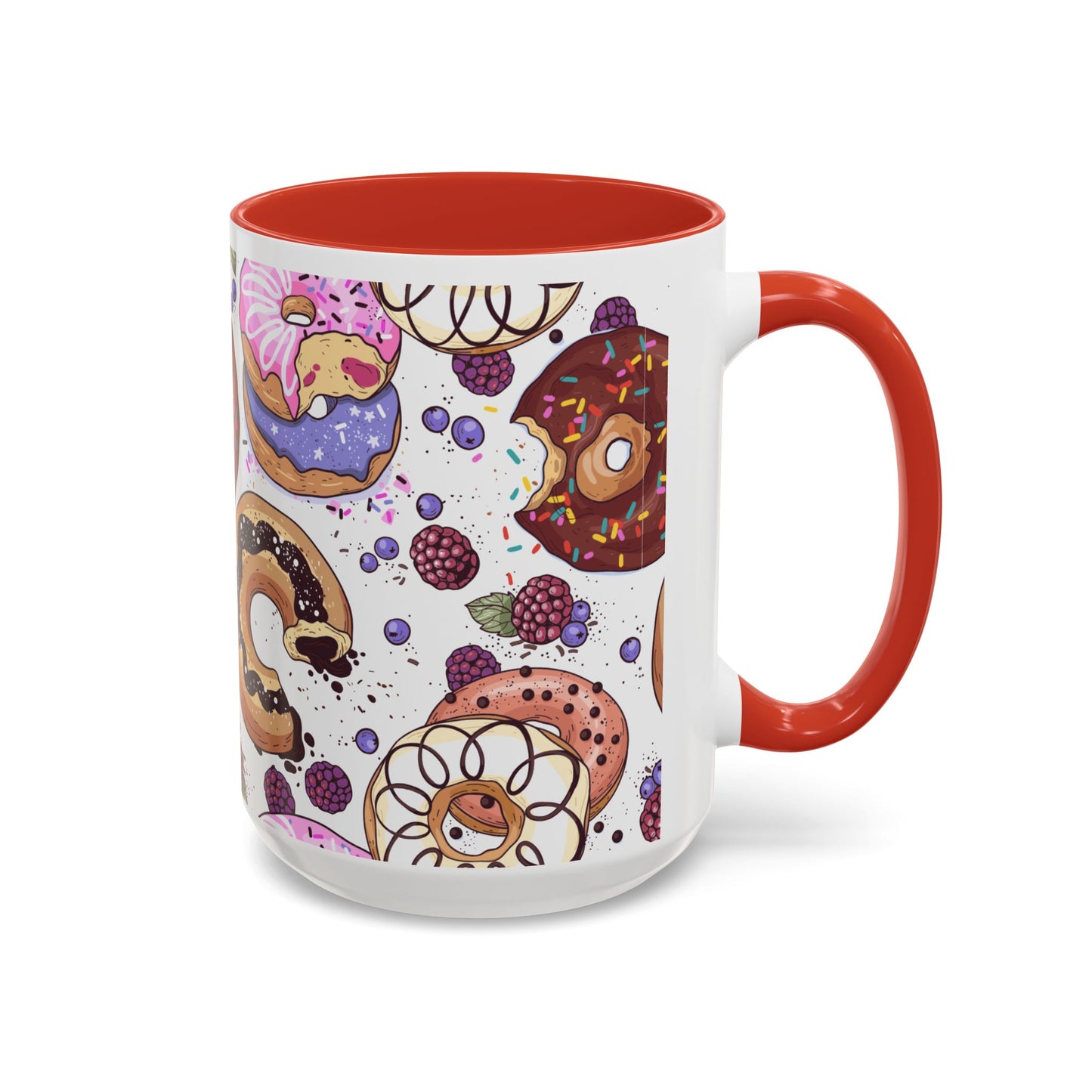 Doughnut Accent Coffee Mug (11, 15oz)