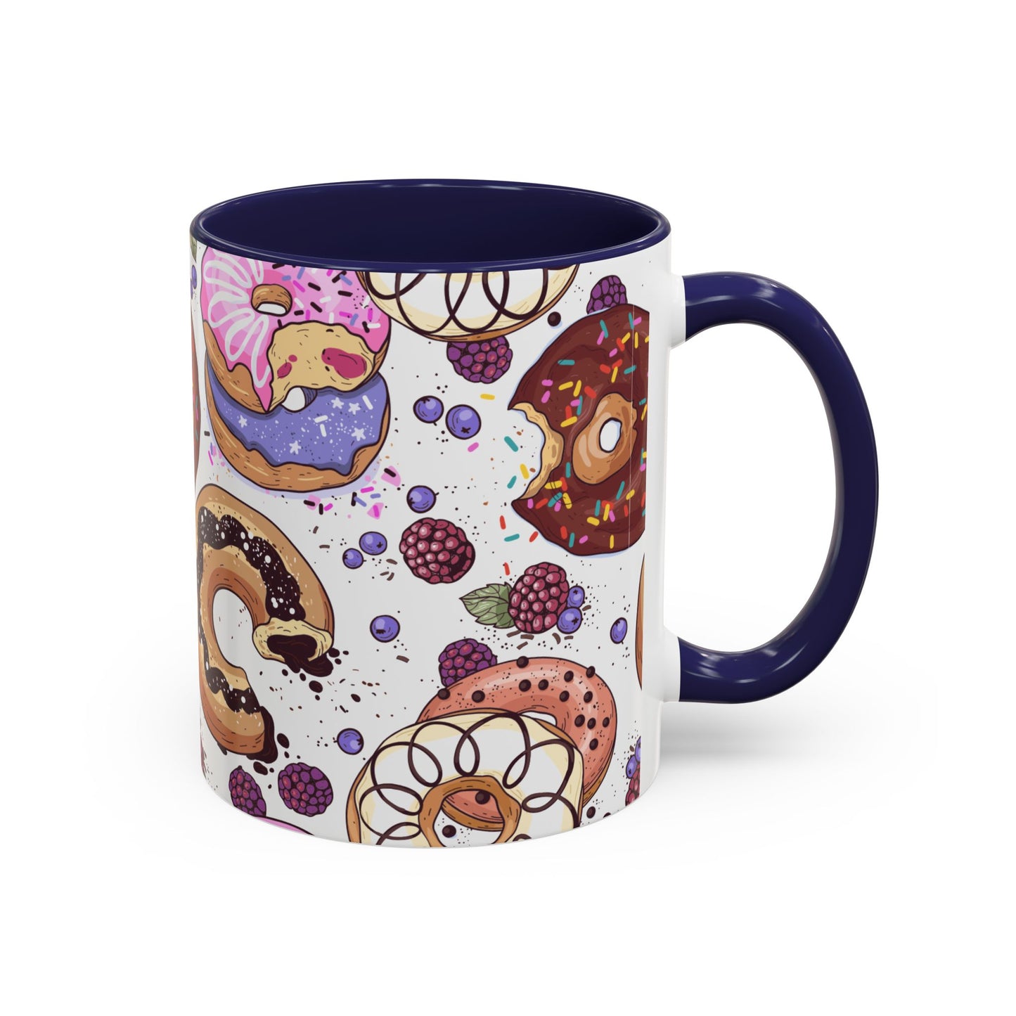Doughnut Accent Coffee Mug (11, 15oz)