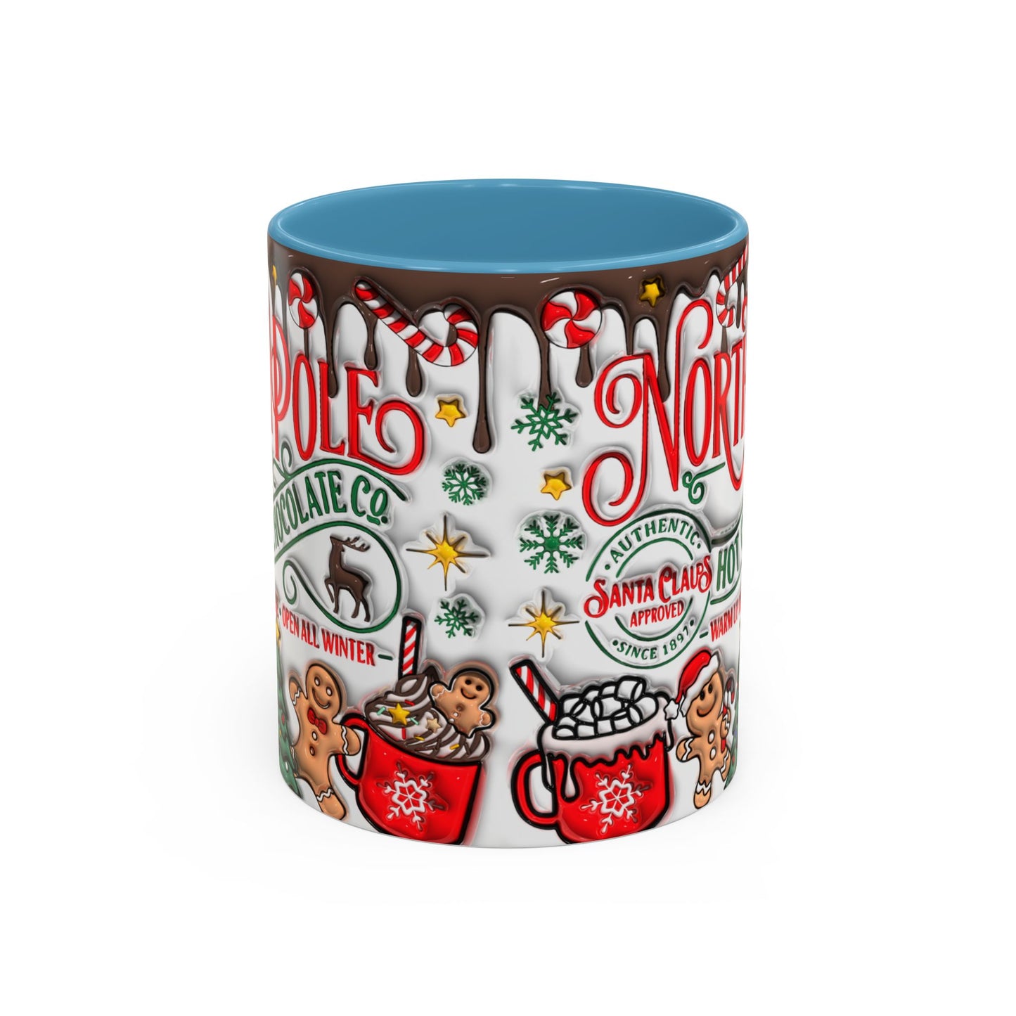Christmas Accent Coffee Mug (11, 15oz)
