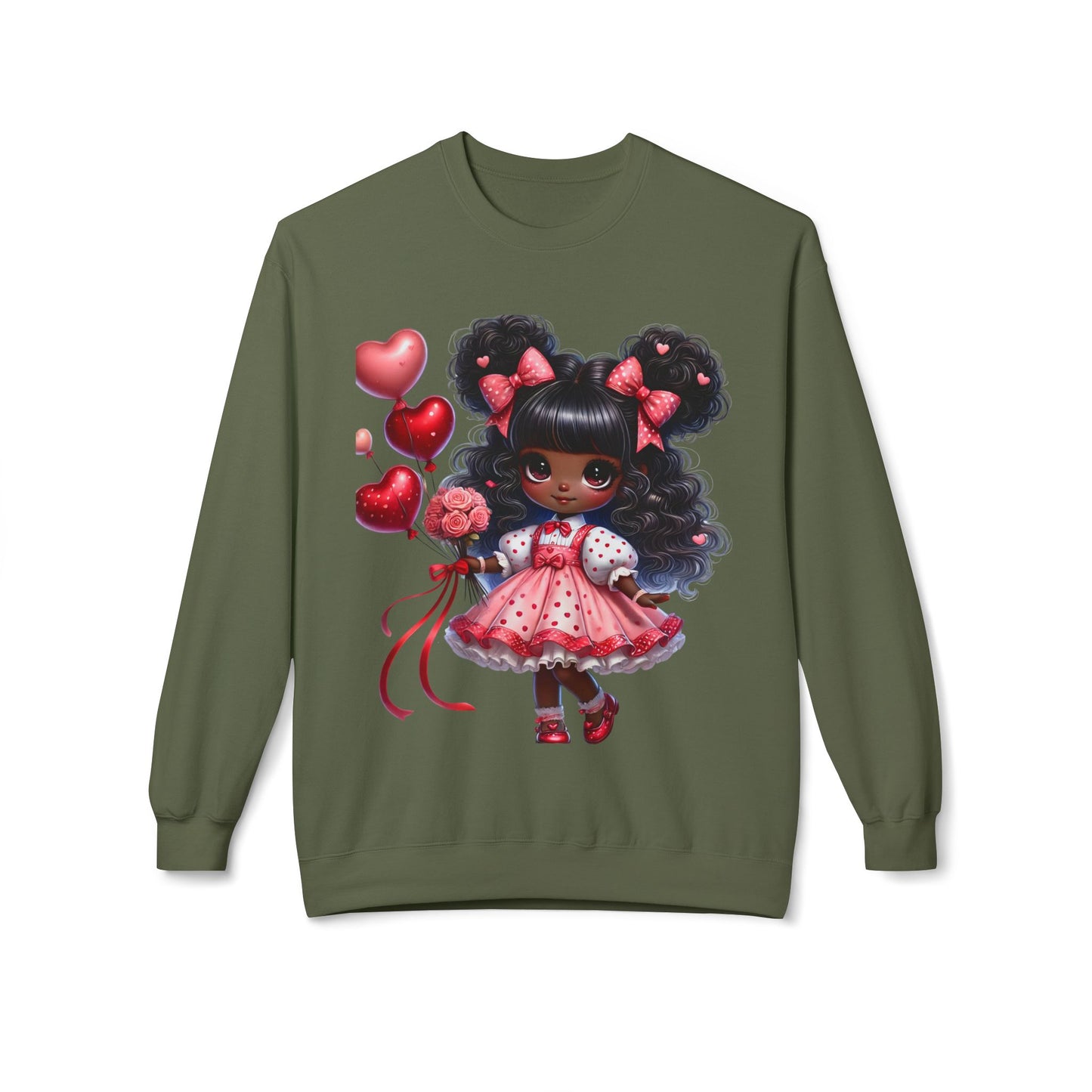 Valentines Unisex Midweight Softstyle Fleece Crewneck Sweatshirt