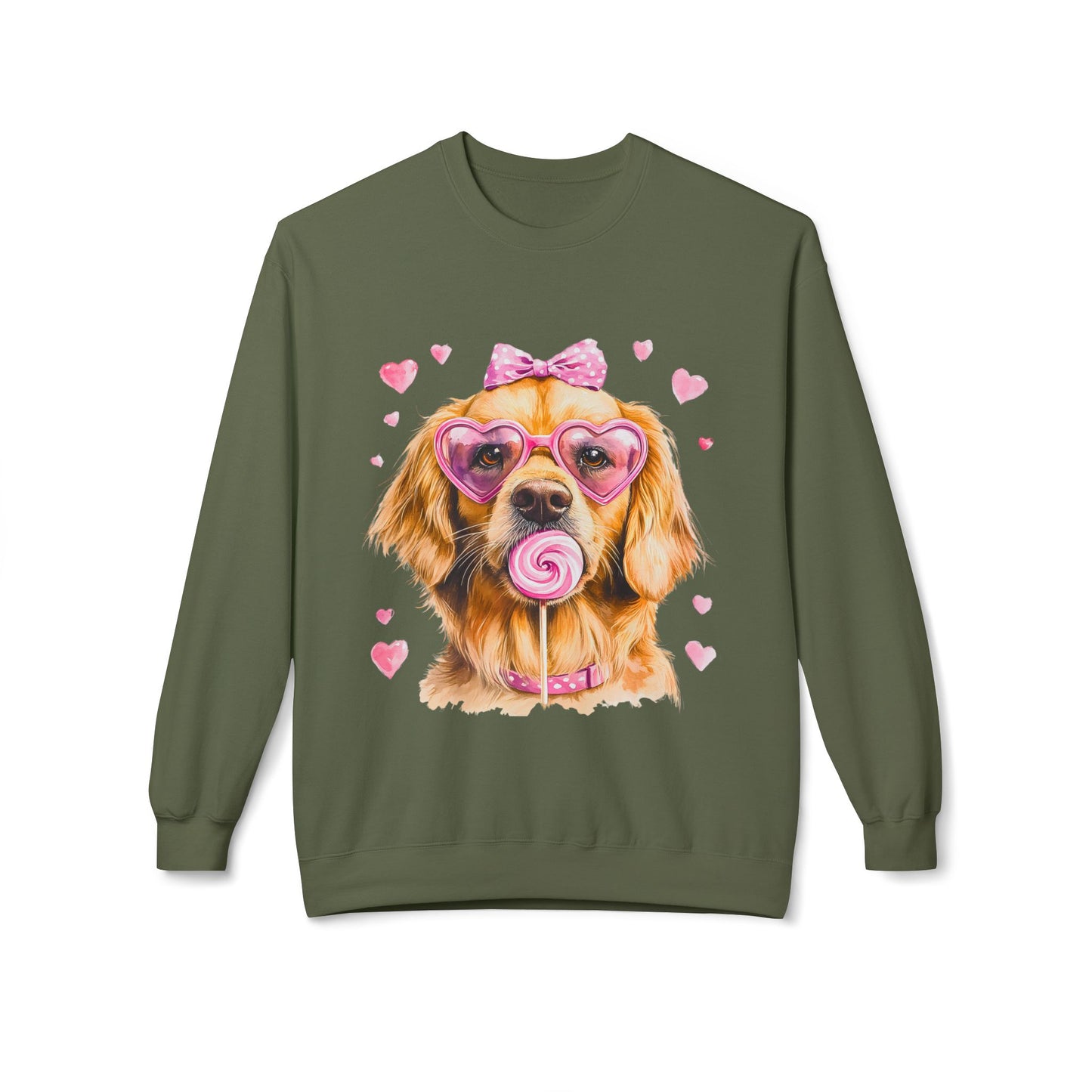 Valentines Unisex Midweight Softstyle Fleece Crewneck Sweatshirt