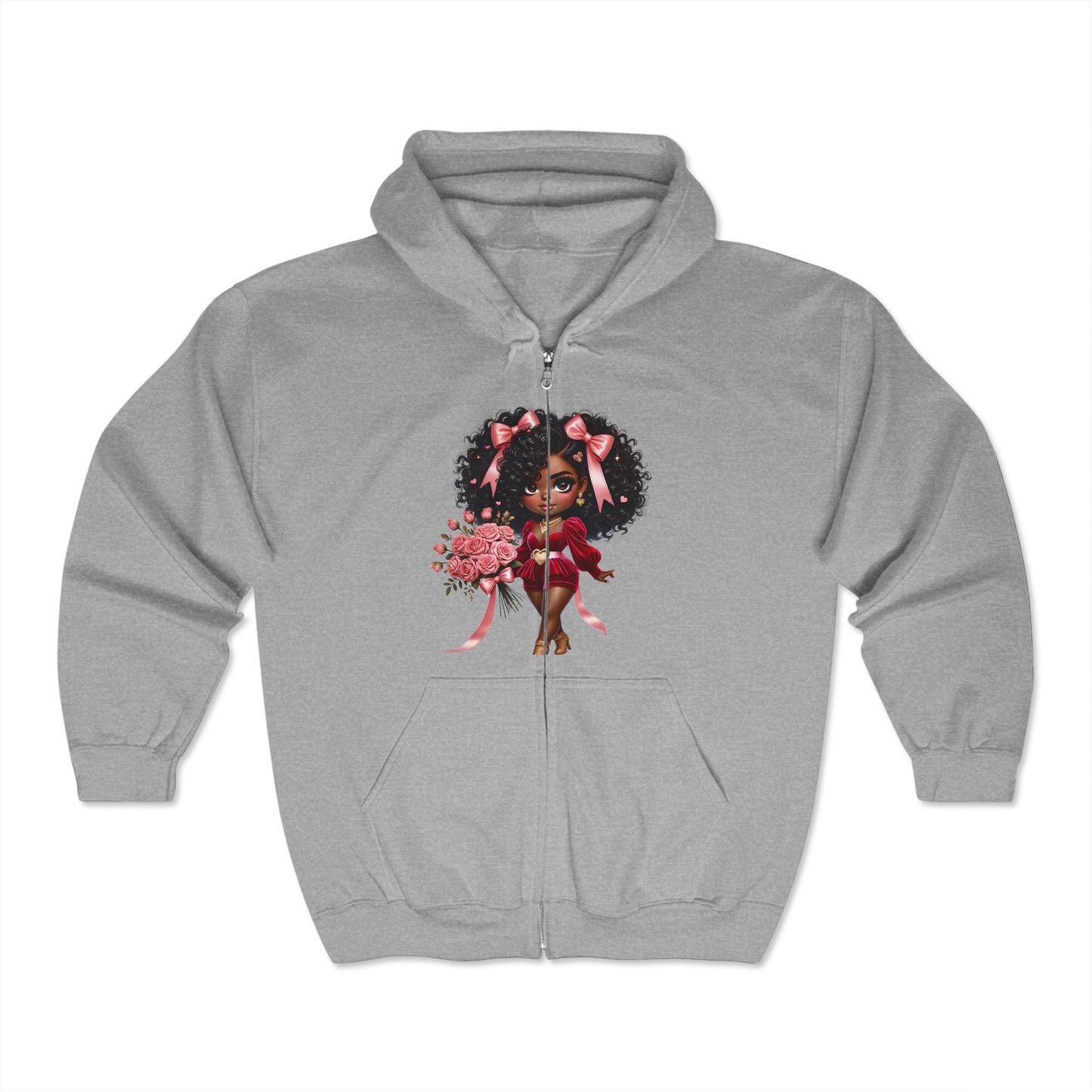 Valentines Unisex Heavy Blend™ Full Zip Hooded Sweatshirt