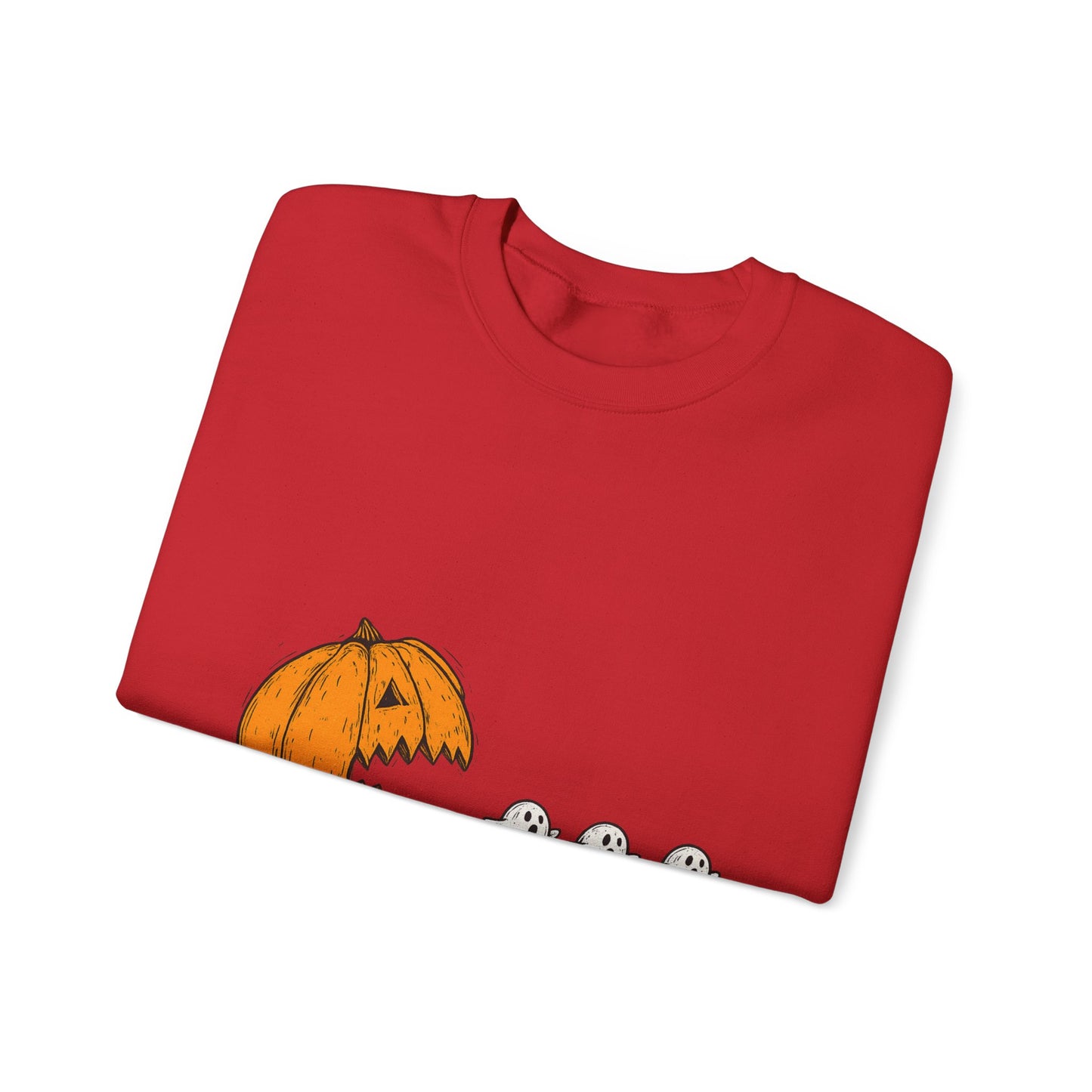 Spooky Pumpkin Ghosts Sweatshirt | Cozy Halloween Crewneck, Fall Fashion, Unisex Gift, Harvest Party Wear, Cute Autumn Outfit