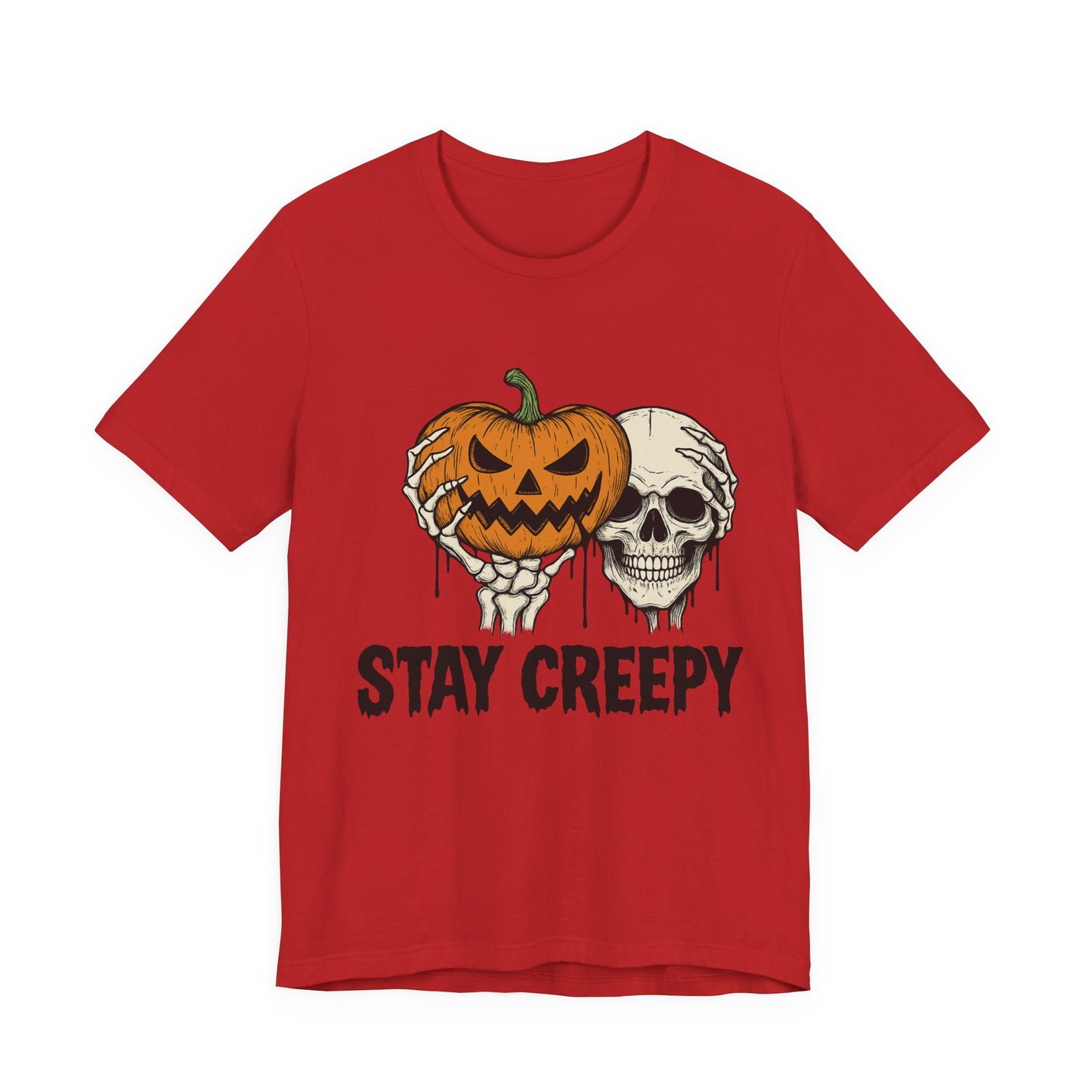 Halloween Graphic Tee - Stay Creepy Unisex Shirt, Fall Fashion, Spooky Halloween Apparel, Casual Wear, Gift for Halloween Lovers