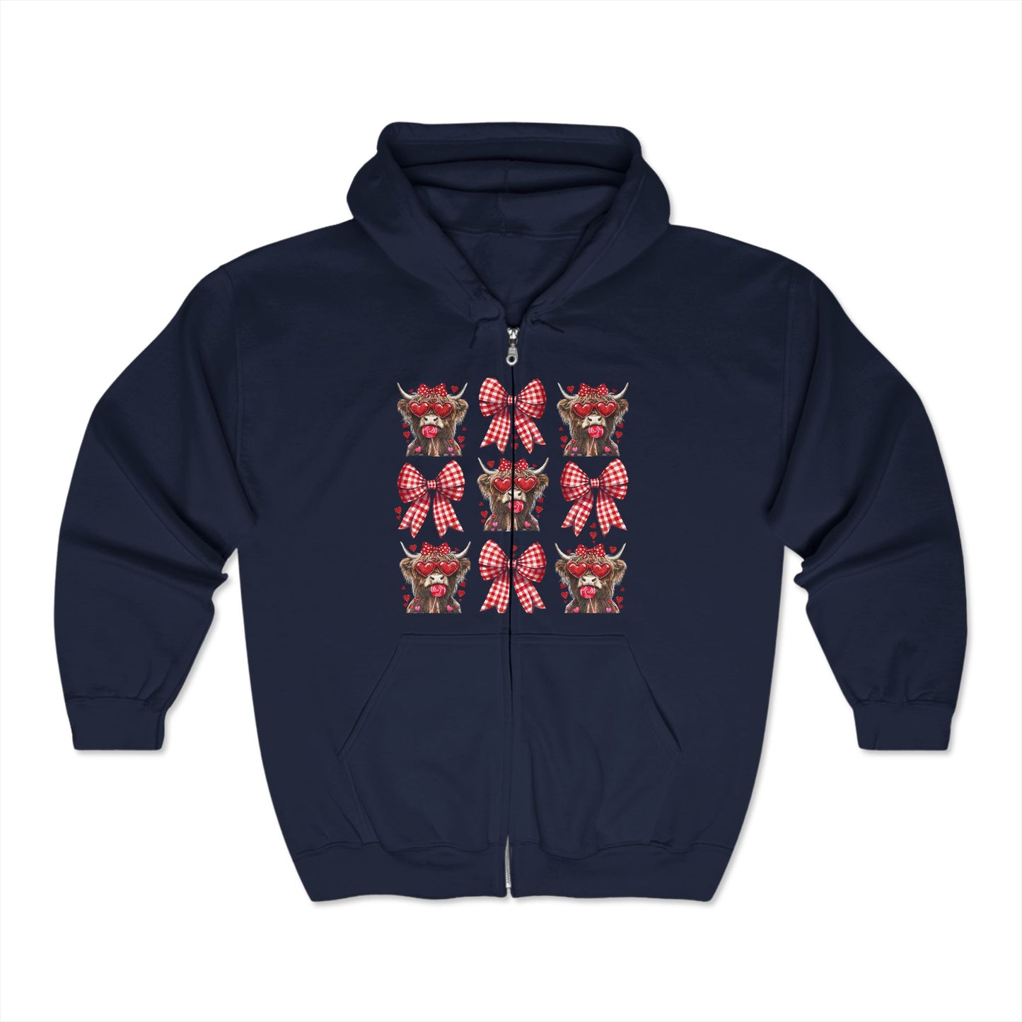 Valentines Unisex Heavy Blend™ Full Zip Hooded Sweatshirt