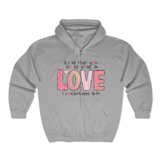 Valentines Unisex Heavy Blend™ Full Zip Hoodies