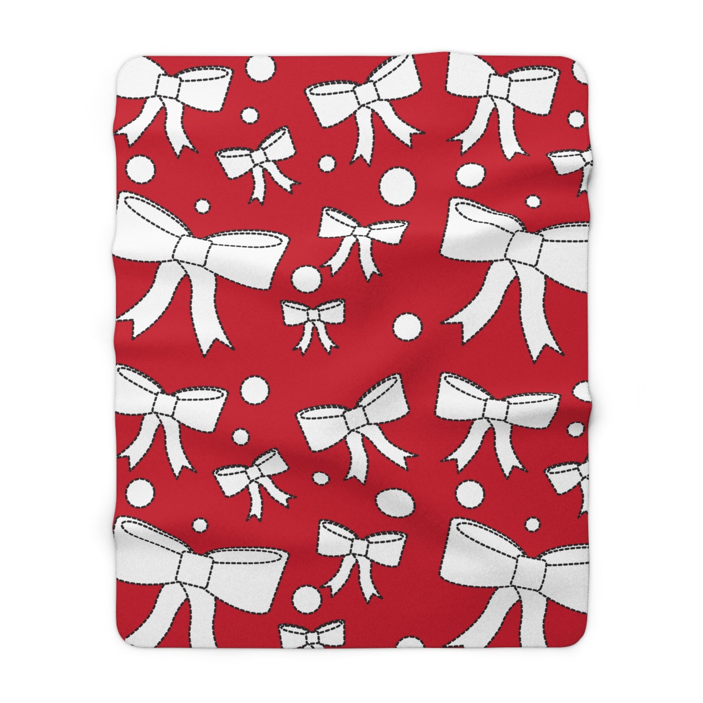 Christmas Bow Blanket