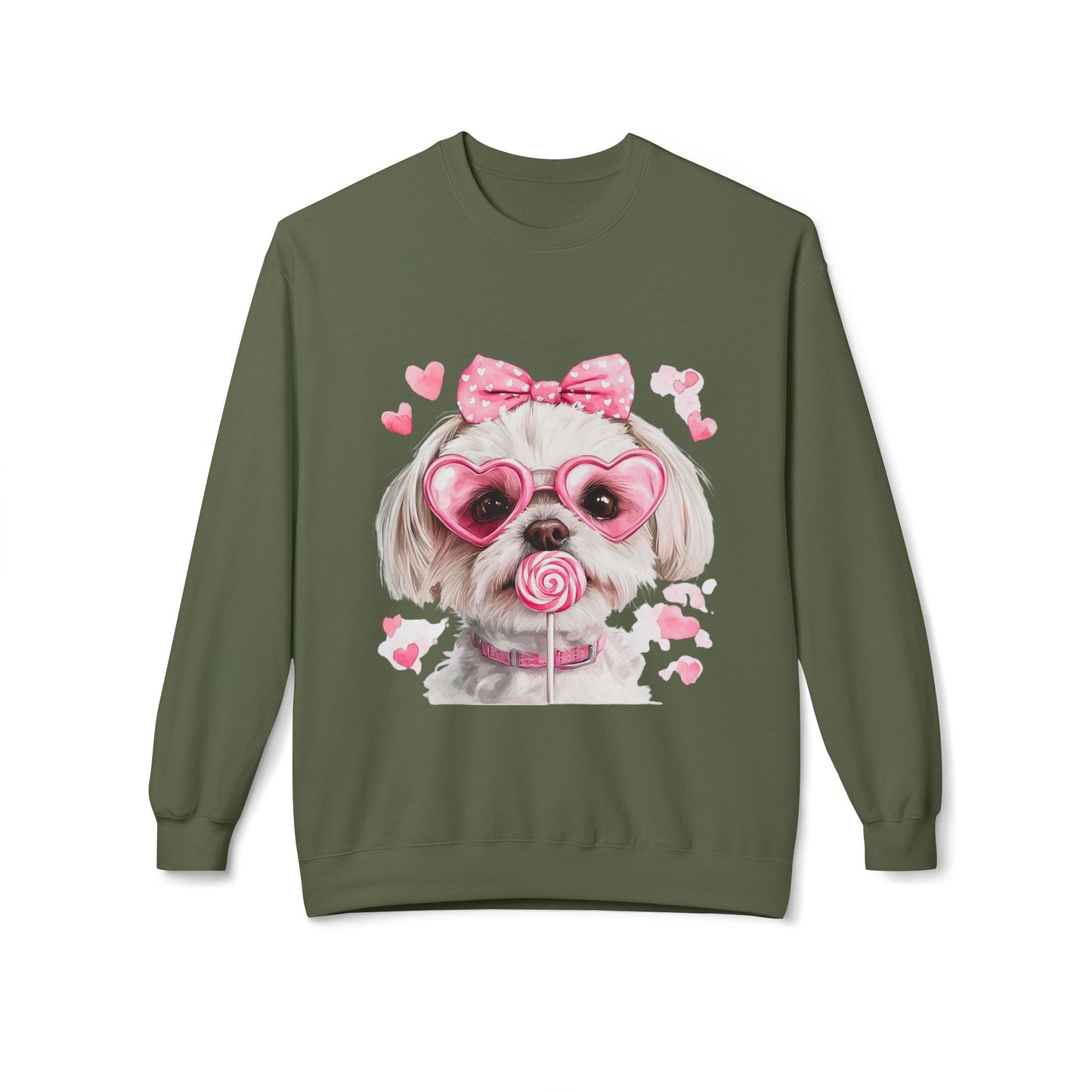Valentines Unisex Midweight Softstyle Fleece Crewneck Sweatshirt