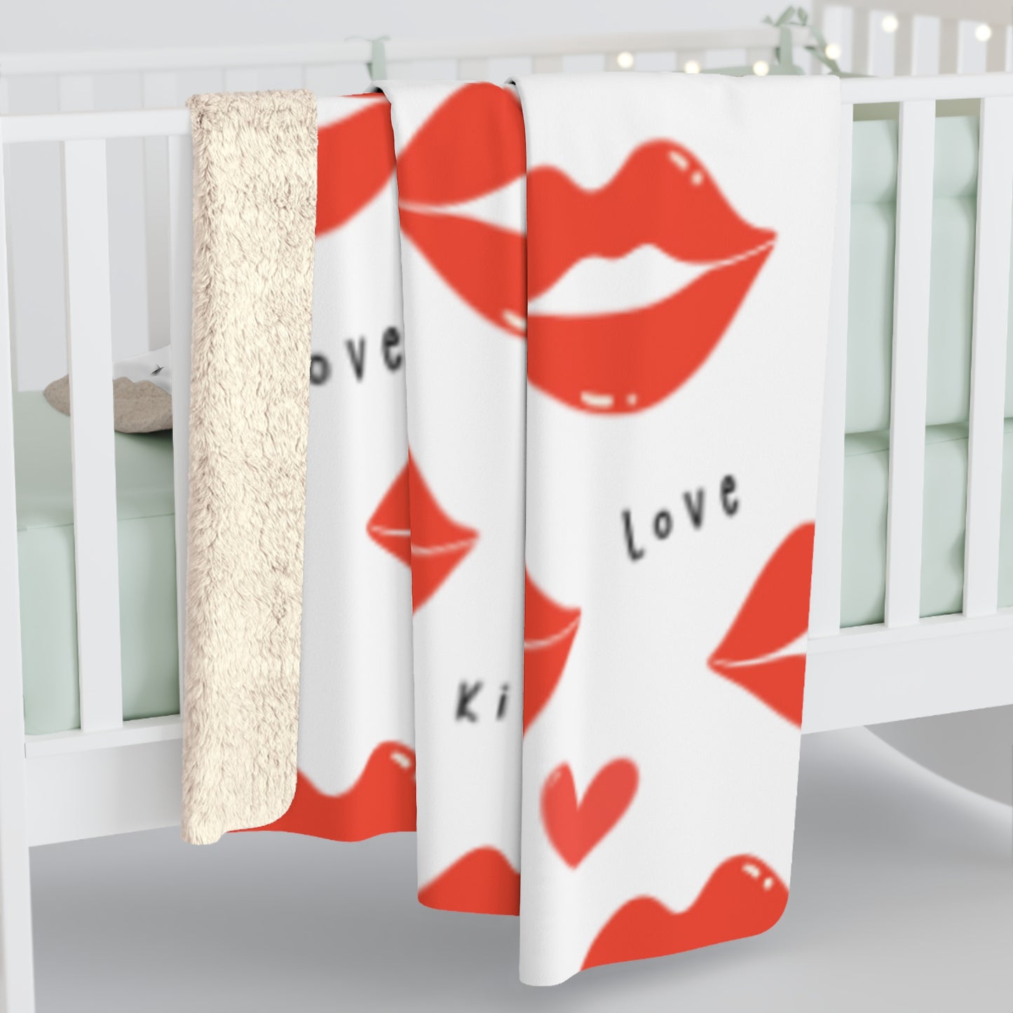 Valentines Sherpa Fleece Blanket