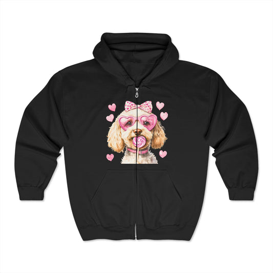 Valentines Unisex Heavy Blend™ Full Zip Hooded Sweatshirt
