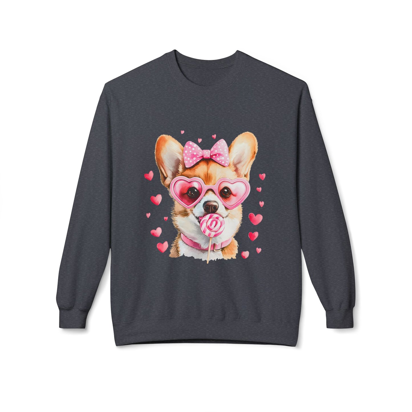 Valentines Unisex Midweight Softstyle Fleece Crewneck Sweatshirt