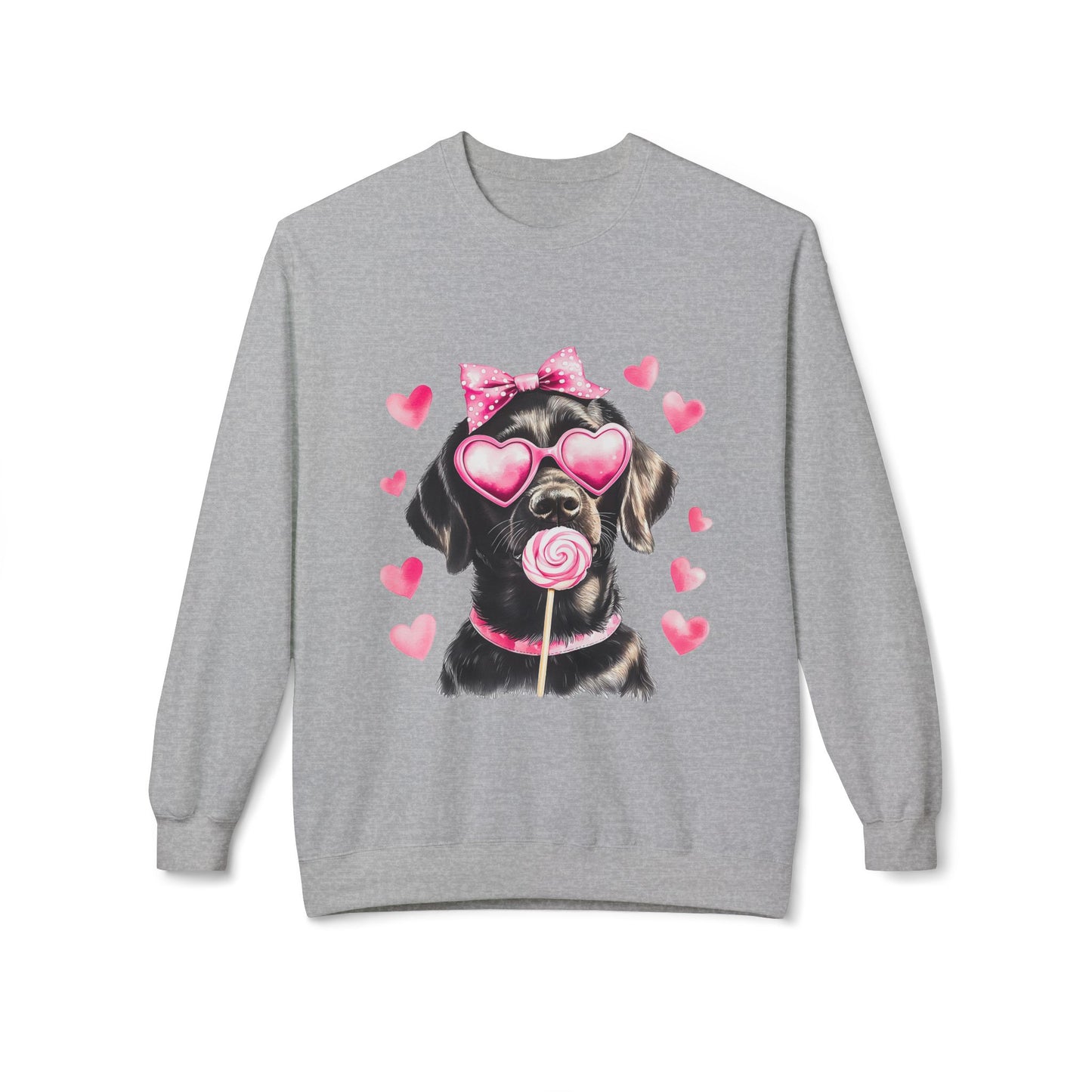 Valentines Unisex Midweight Softstyle Fleece Crewneck Sweatshirt