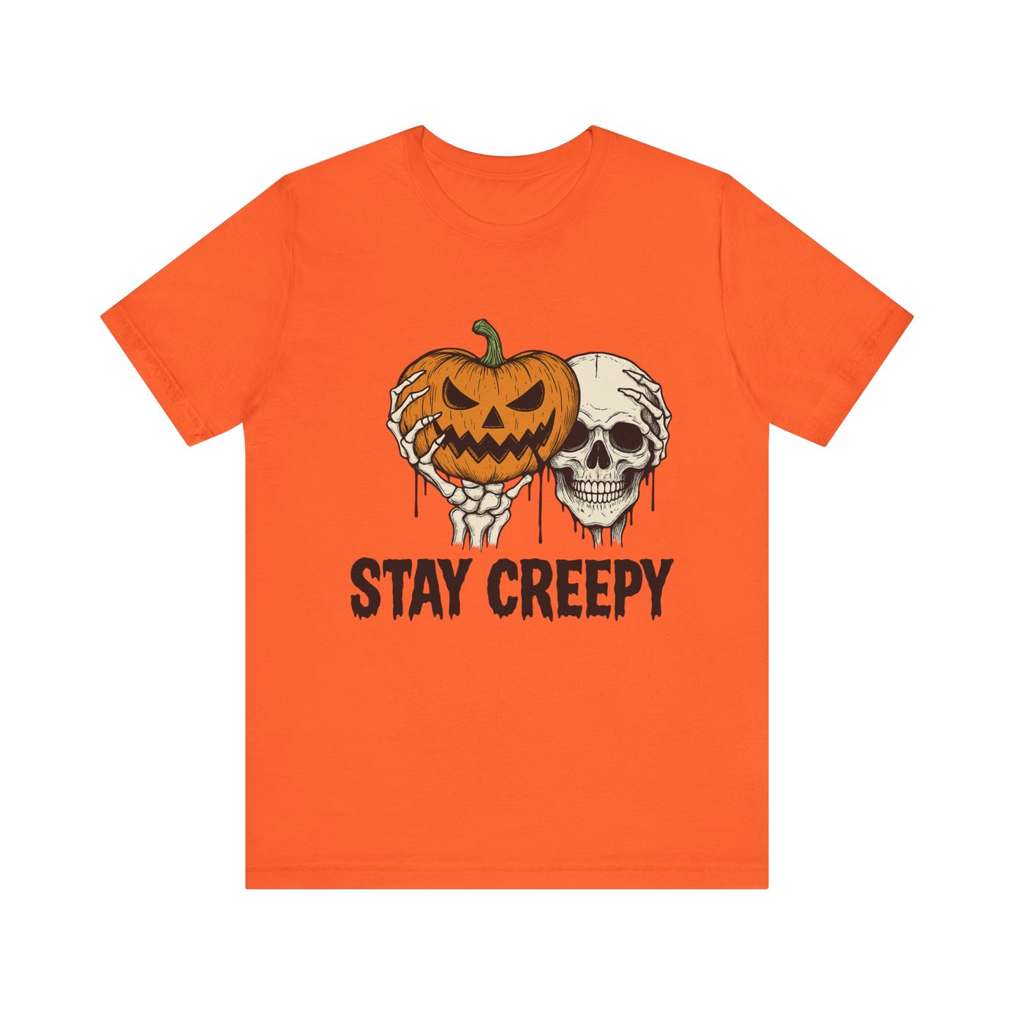 Halloween Graphic Tee - Stay Creepy Unisex Shirt, Fall Fashion, Spooky Halloween Apparel, Casual Wear, Gift for Halloween Lovers