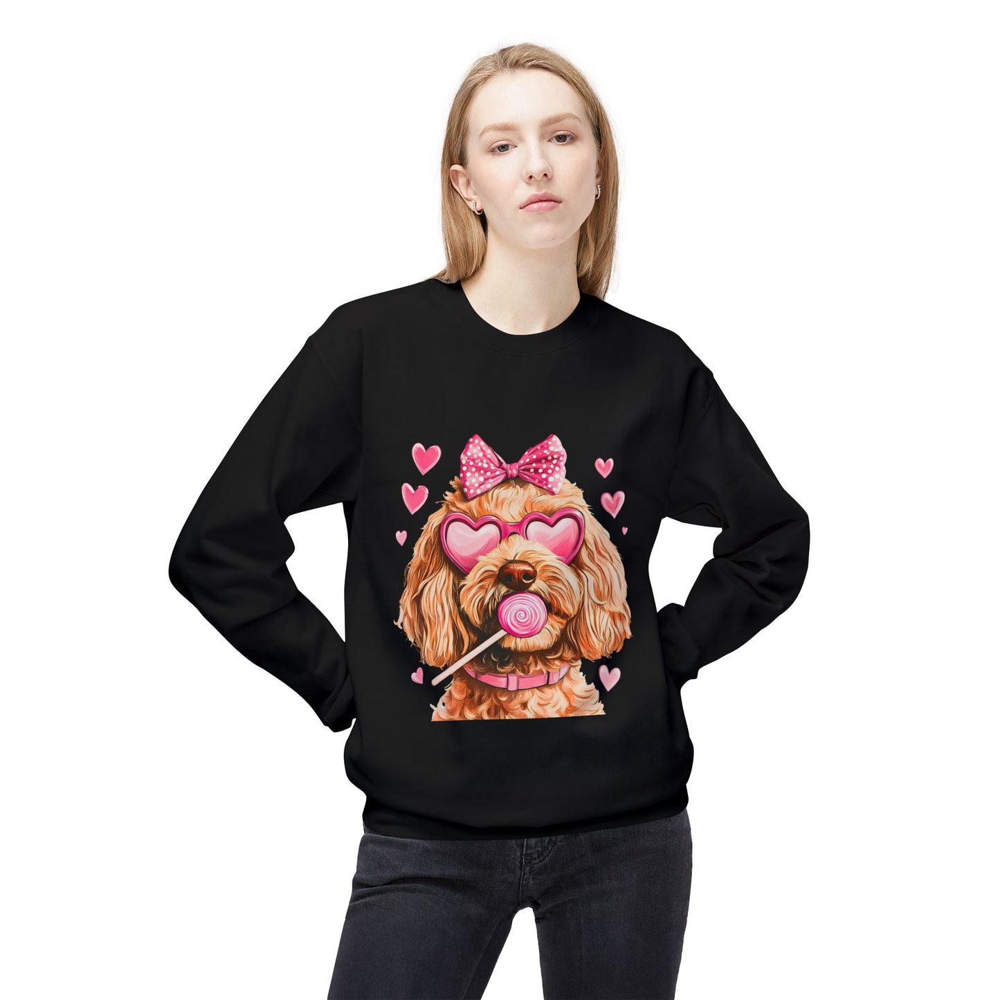 Valentines Unisex Midweight Softstyle Fleece Crewneck Sweatshirt