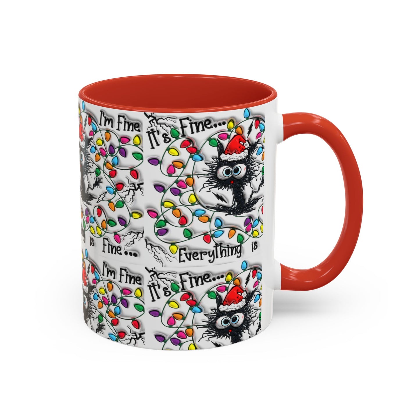 Christmas Accent Coffee Mug (11, 15oz)