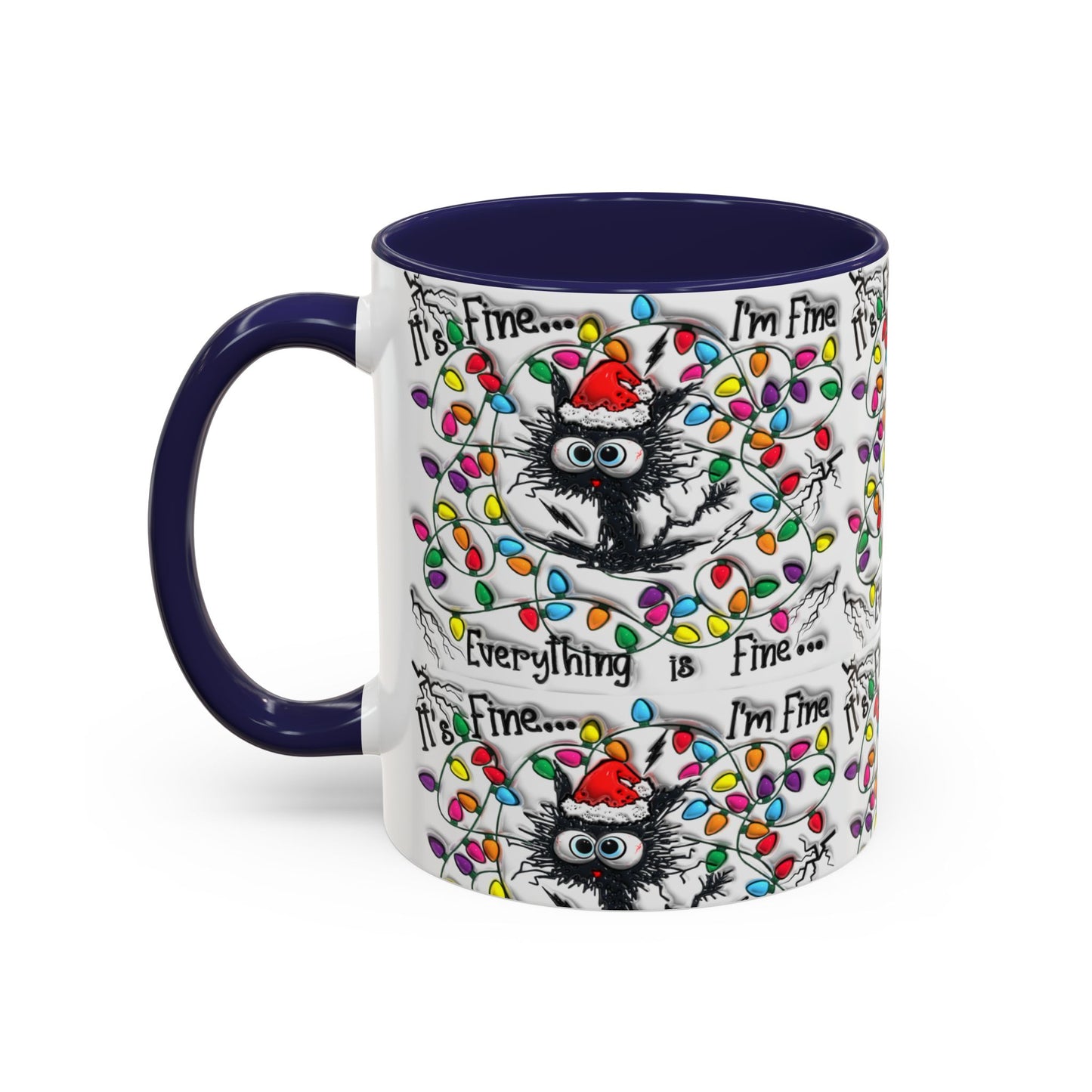 Christmas Accent Coffee Mug (11, 15oz)
