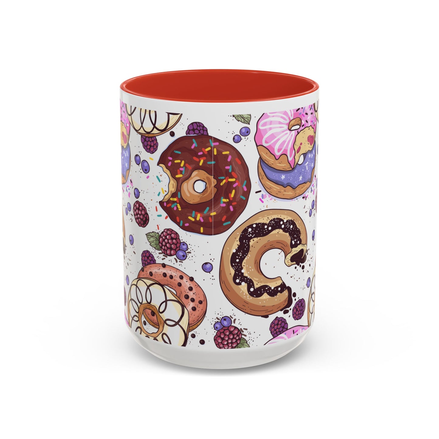 Doughnut Accent Coffee Mug (11, 15oz)
