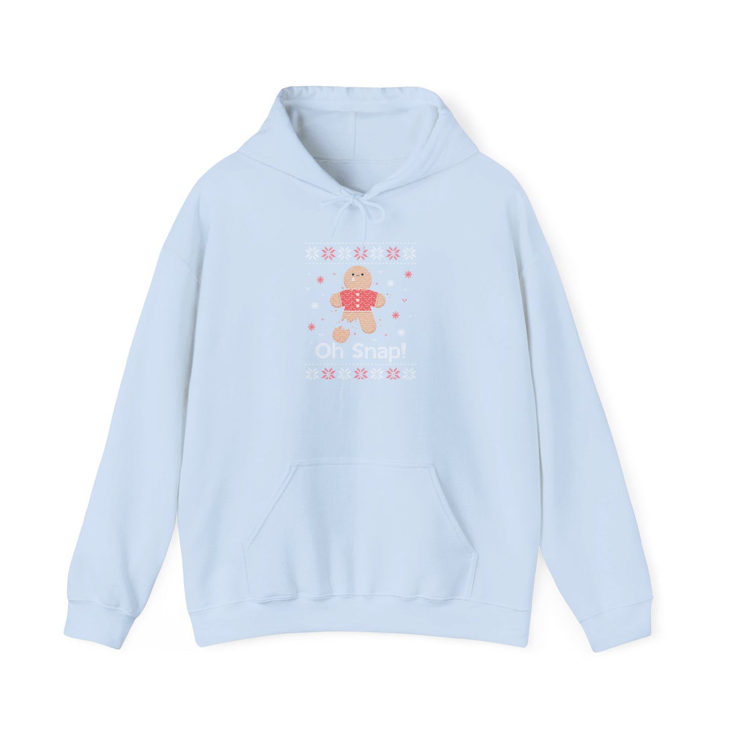 Funny Gingerbread Man Hoodie, Cozy Holiday Hoodie, Christmas Gift, Comfortable Winter Wear, Unisex Seasonal Apparel