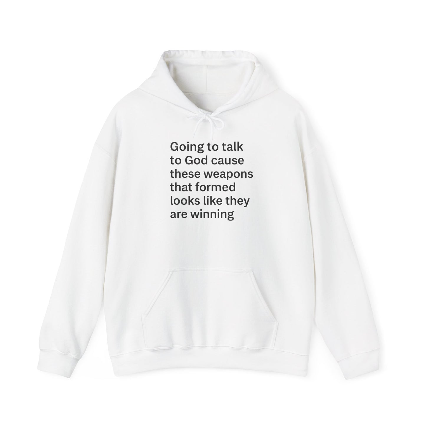 Faith-Inspired Hooded Sweatshirt - Inspirational Gift for Believers, Cozy Casual Wear, Winter Apparel, Church Events, Thoughtful Gifts
