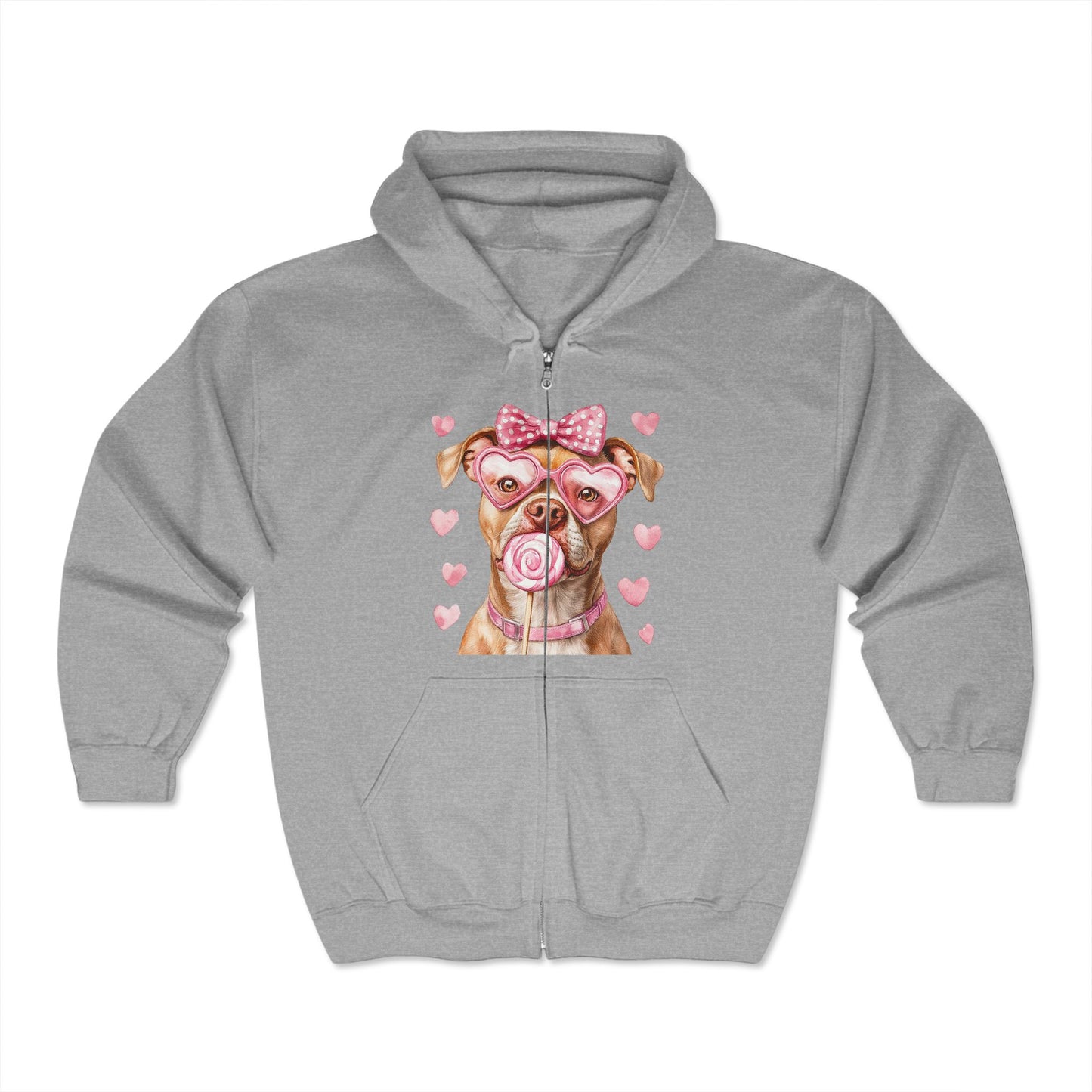 Valentines Unisex Heavy Blend™ Full Zip Hooded Sweatshirt