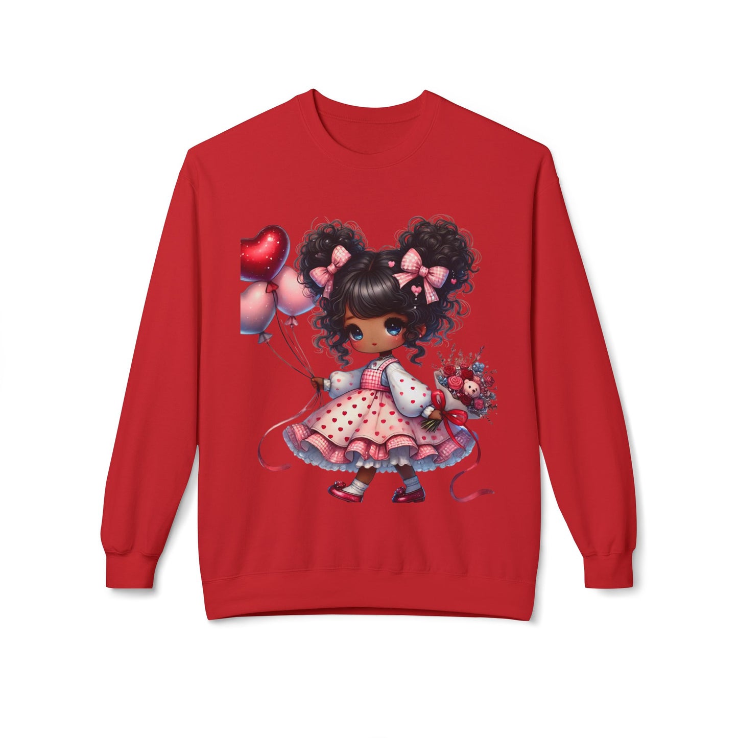 Valentines Unisex Midweight Softstyle Fleece Crewneck Sweatshirt