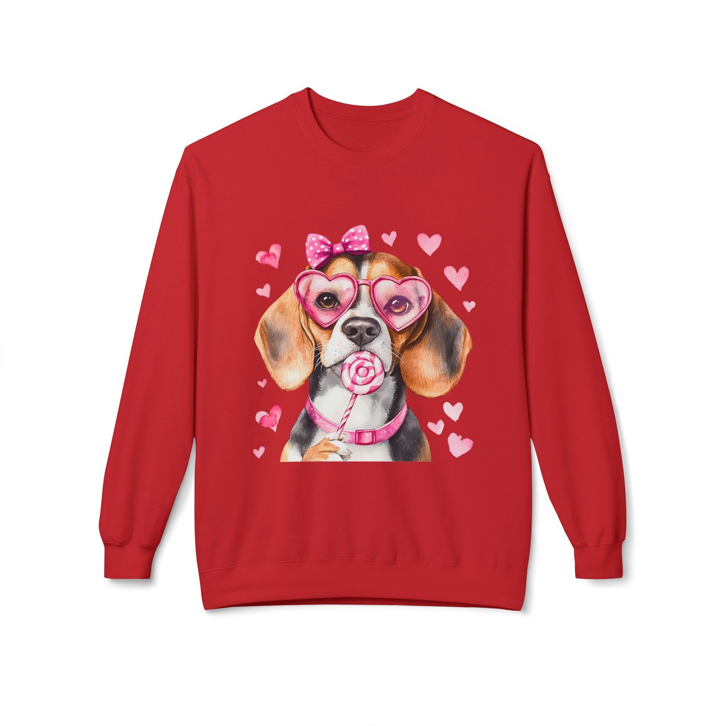 Valentines Unisex Midweight Softstyle Fleece Crewneck Sweatshirt