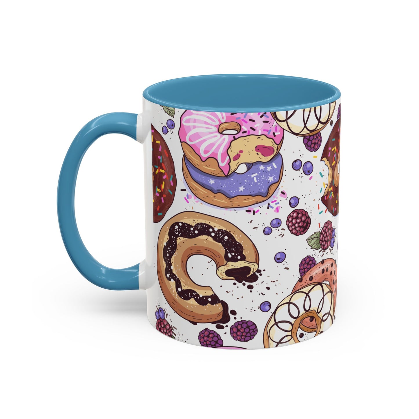 Doughnut Accent Coffee Mug (11, 15oz)