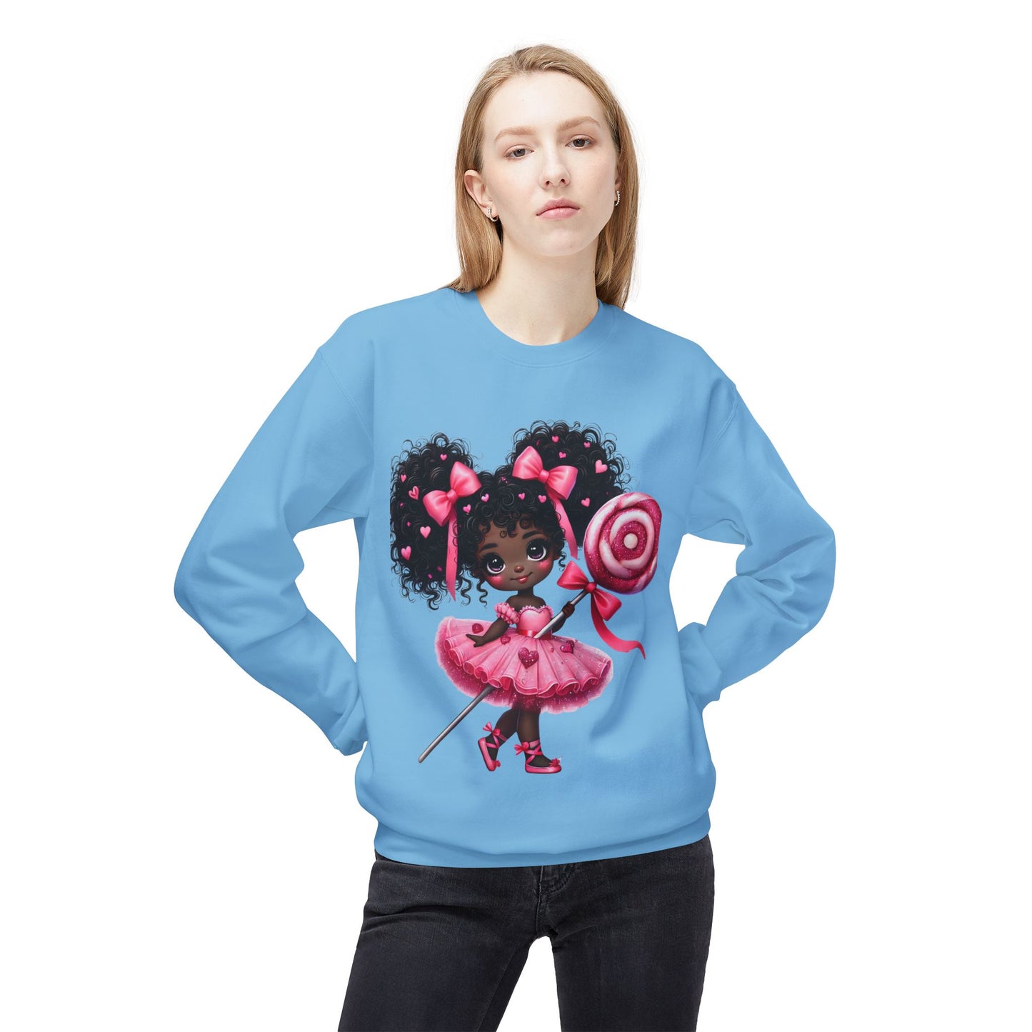 Valentines Unisex Midweight Softstyle Fleece Crewneck Sweatshirt