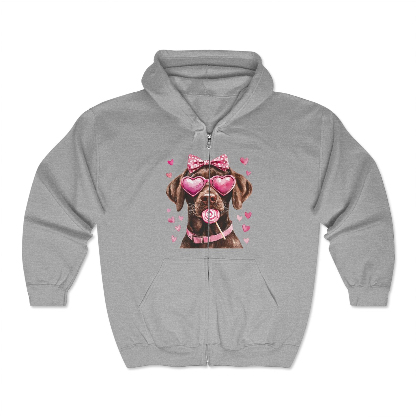 Valentines Unisex Heavy Blend™ Full Zip Hoodies