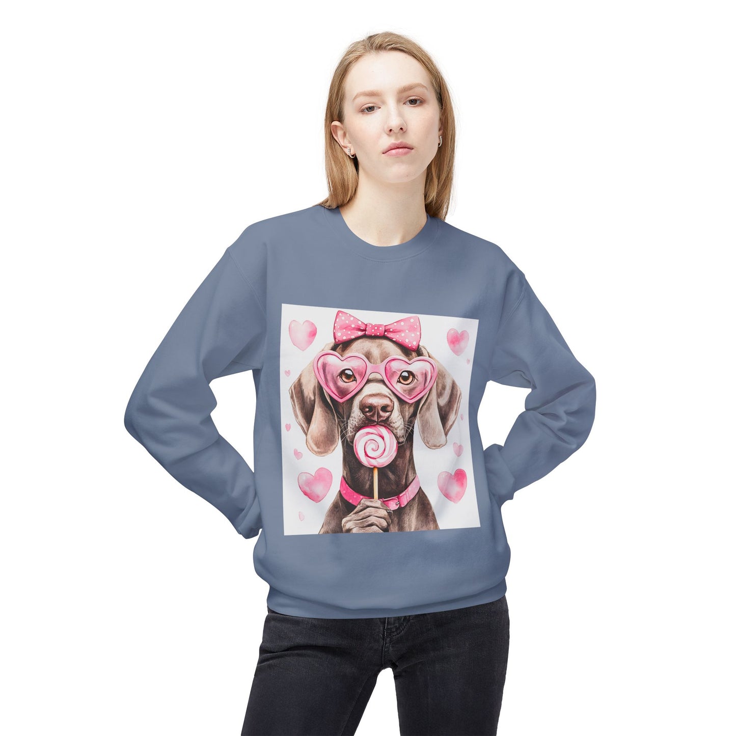 Valentines Unisex Midweight Softstyle Fleece Crewneck Sweatshirt