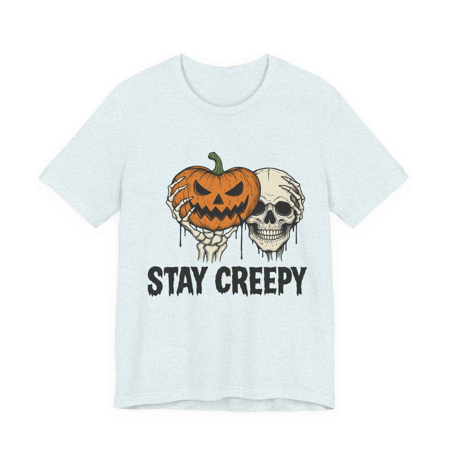 Halloween Graphic Tee - Stay Creepy Unisex Shirt, Fall Fashion, Spooky Halloween Apparel, Casual Wear, Gift for Halloween Lovers