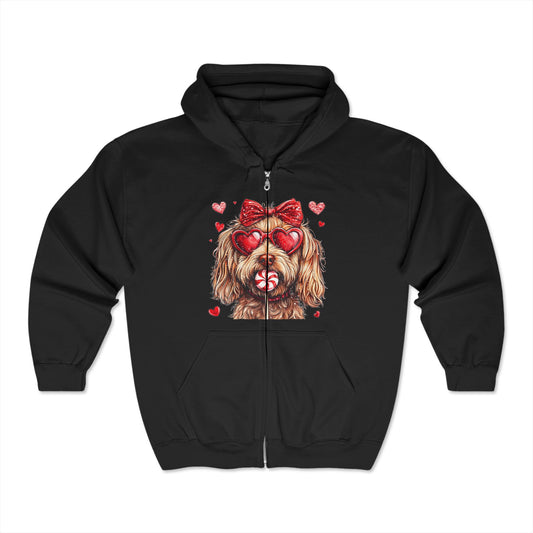 Valentines Unisex Heavy Blend™ Full Zip Hooded Sweatshirt