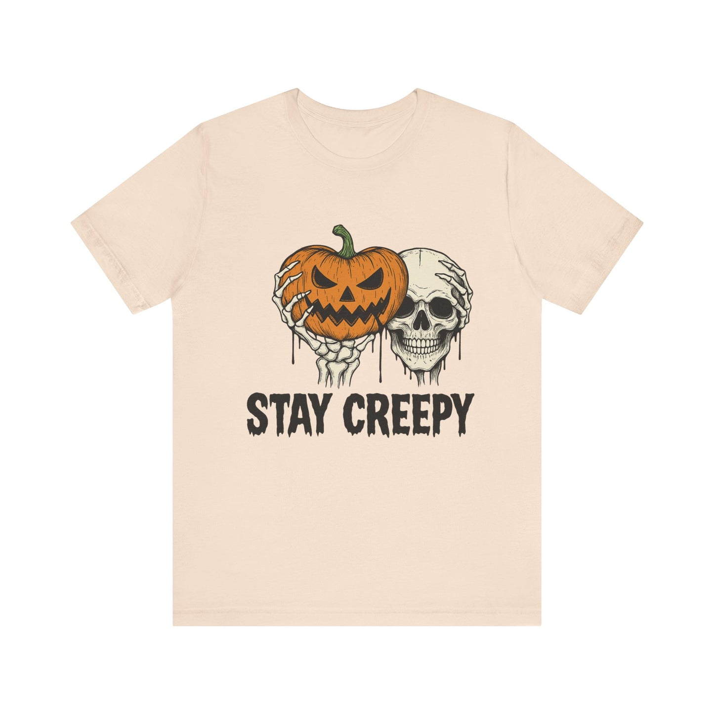 Halloween Graphic Tee - Stay Creepy Unisex Shirt, Fall Fashion, Spooky Halloween Apparel, Casual Wear, Gift for Halloween Lovers
