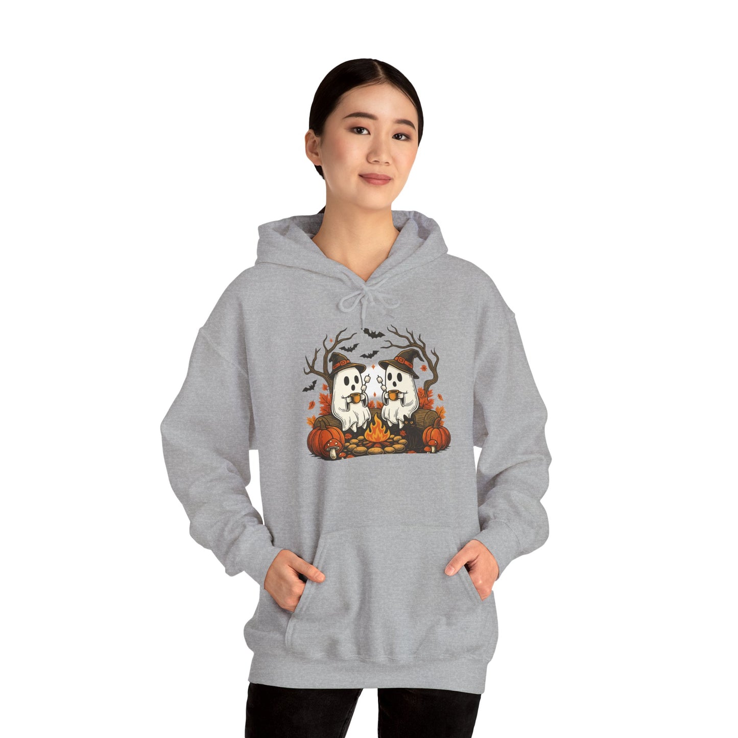 Cozy Halloween Hoodie, Unisex Hooded Hoodie, Fall Outfit, Pumpkin Patch Hoodie, Halloween Gift, Spooky Season Apparel