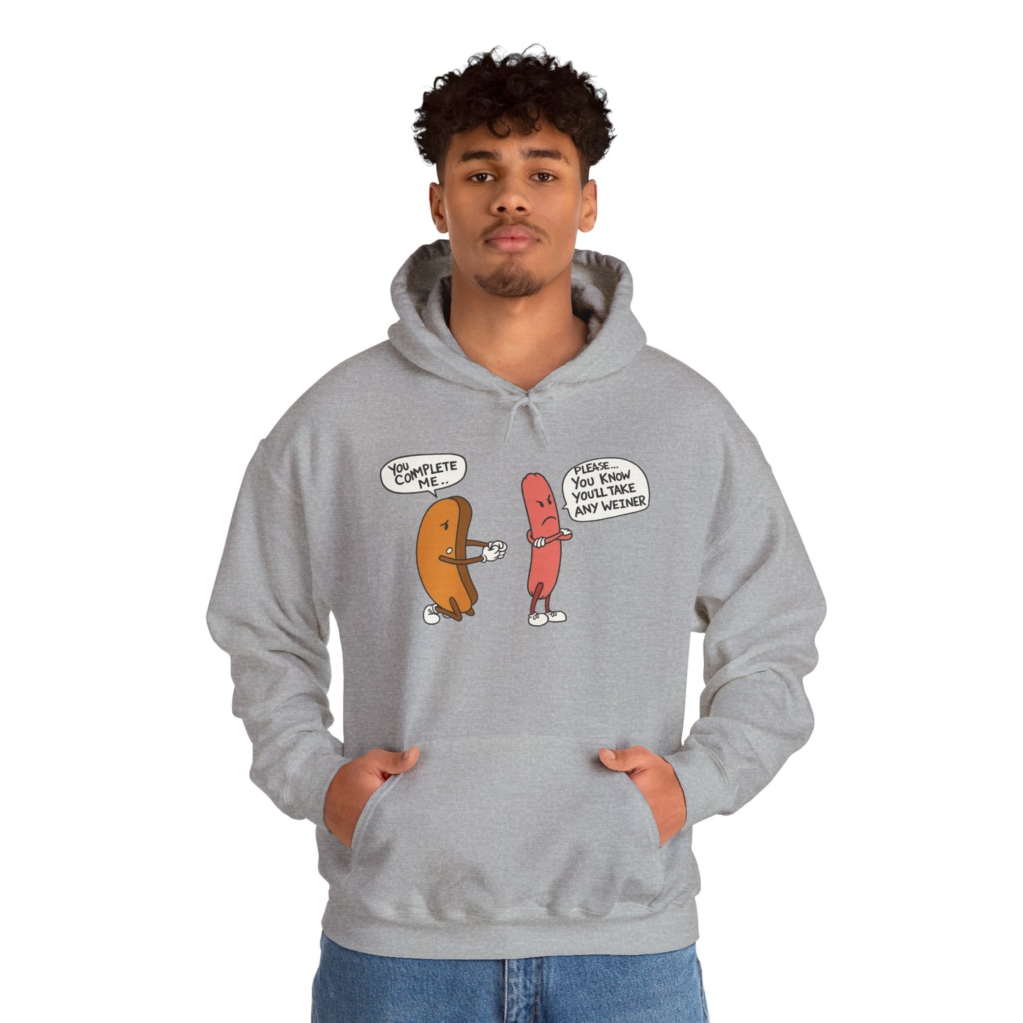 Humorous Unisex Hooded Sweatshirt, Funny Hoodie, Casual Wear, Gift for Friends, Cute Outfit for Everyday