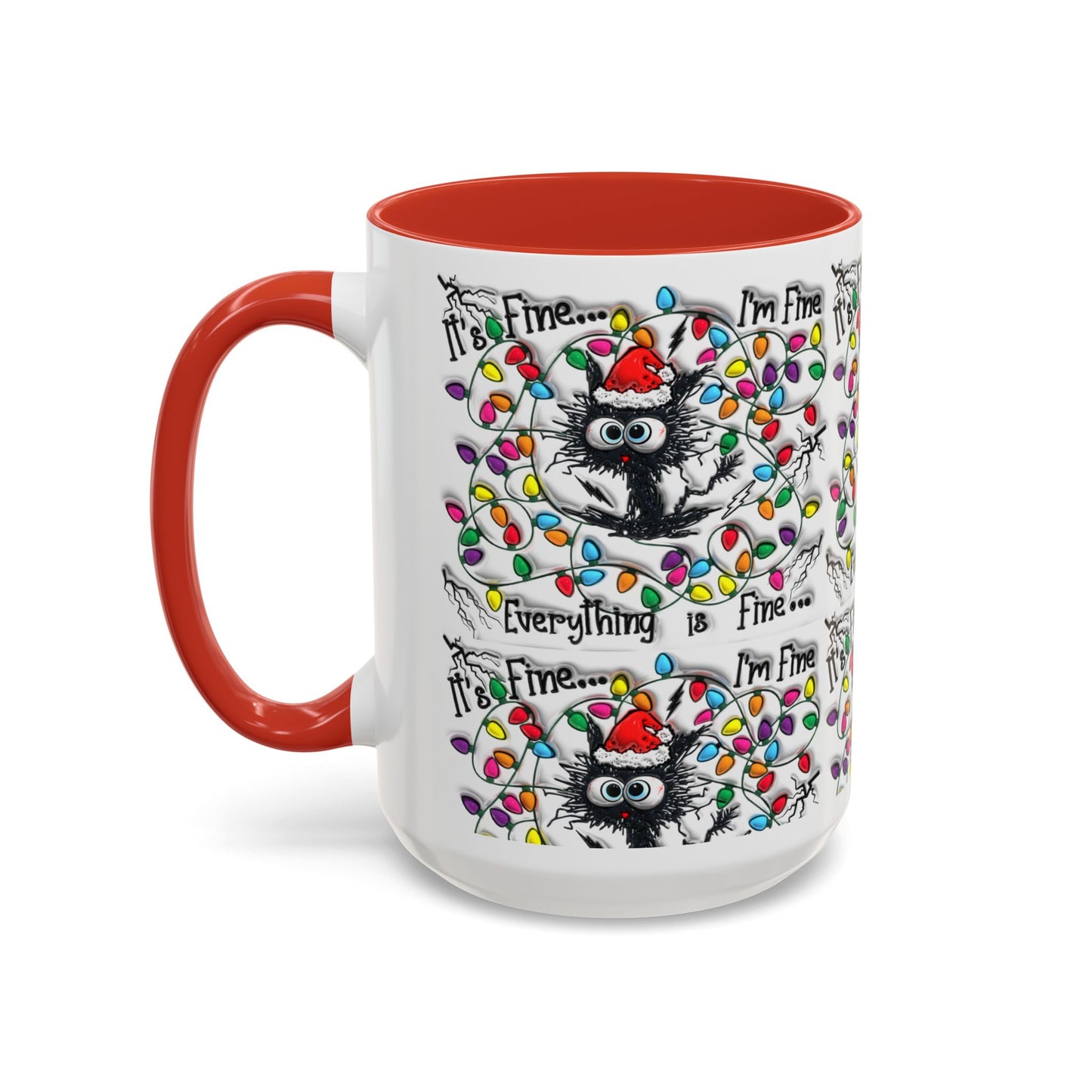 Christmas Accent Coffee Mug (11, 15oz)