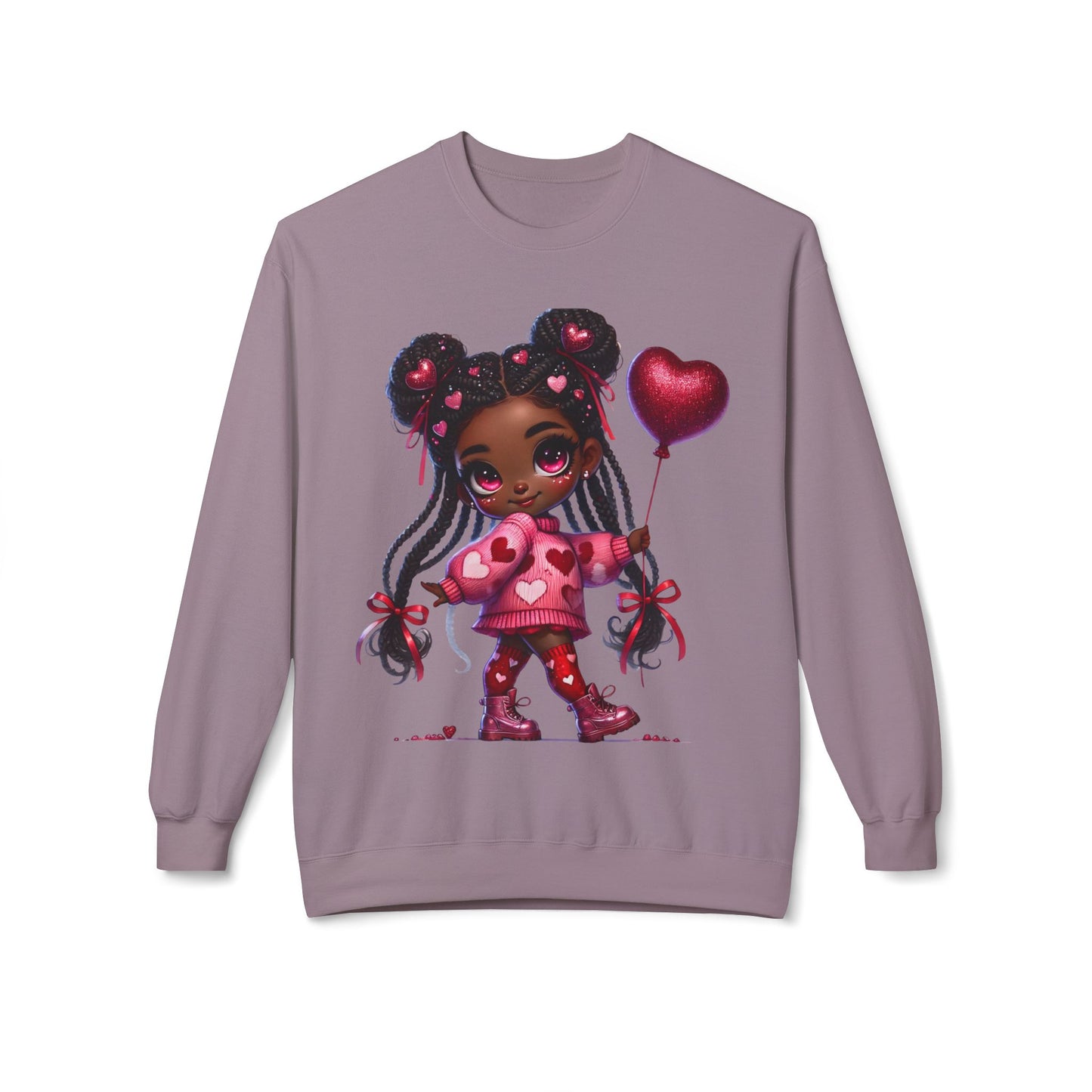 Valentines Unisex Midweight Softstyle Fleece Crewneck Sweatshirt