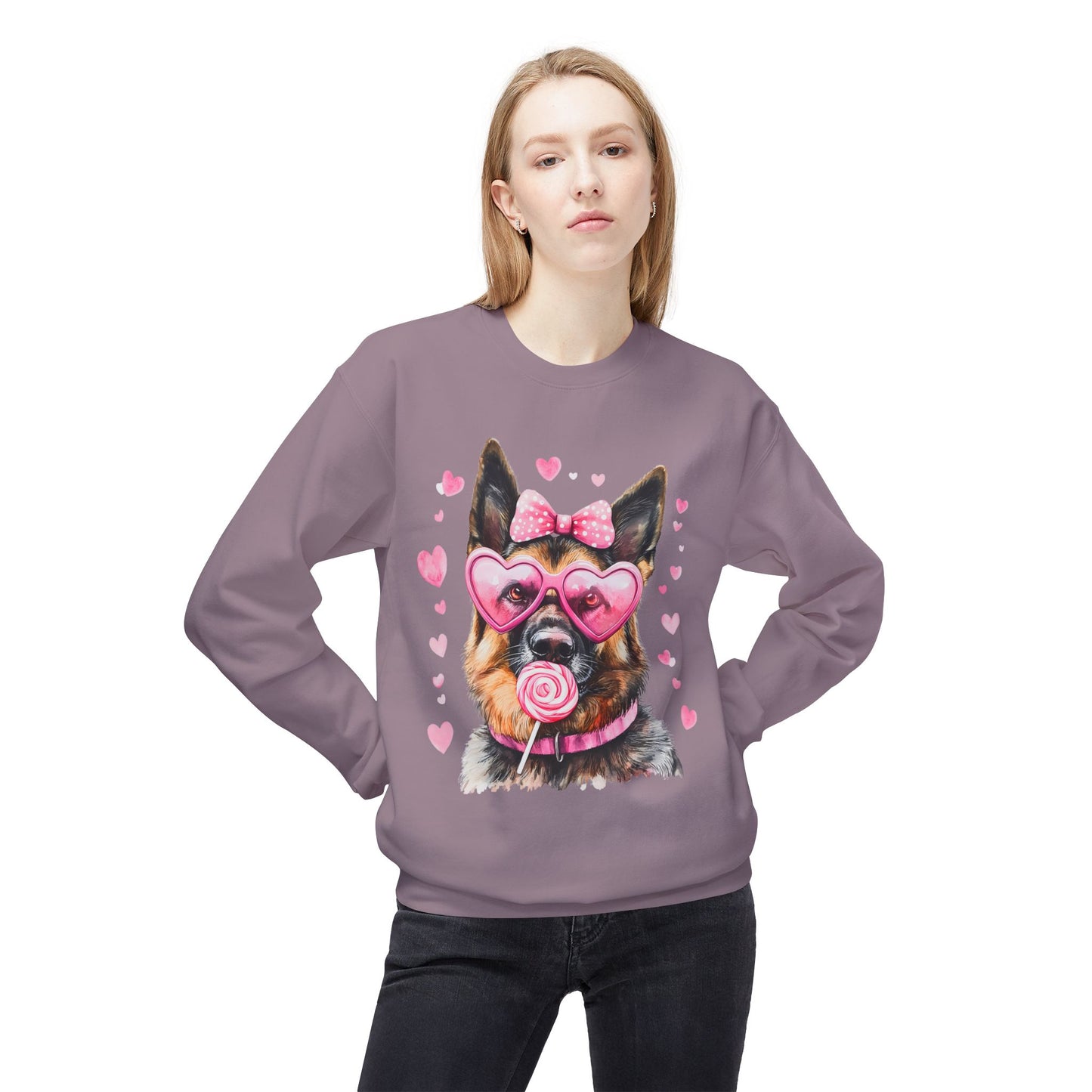 Valentines Unisex Midweight Softstyle Fleece Crewneck Sweatshirt