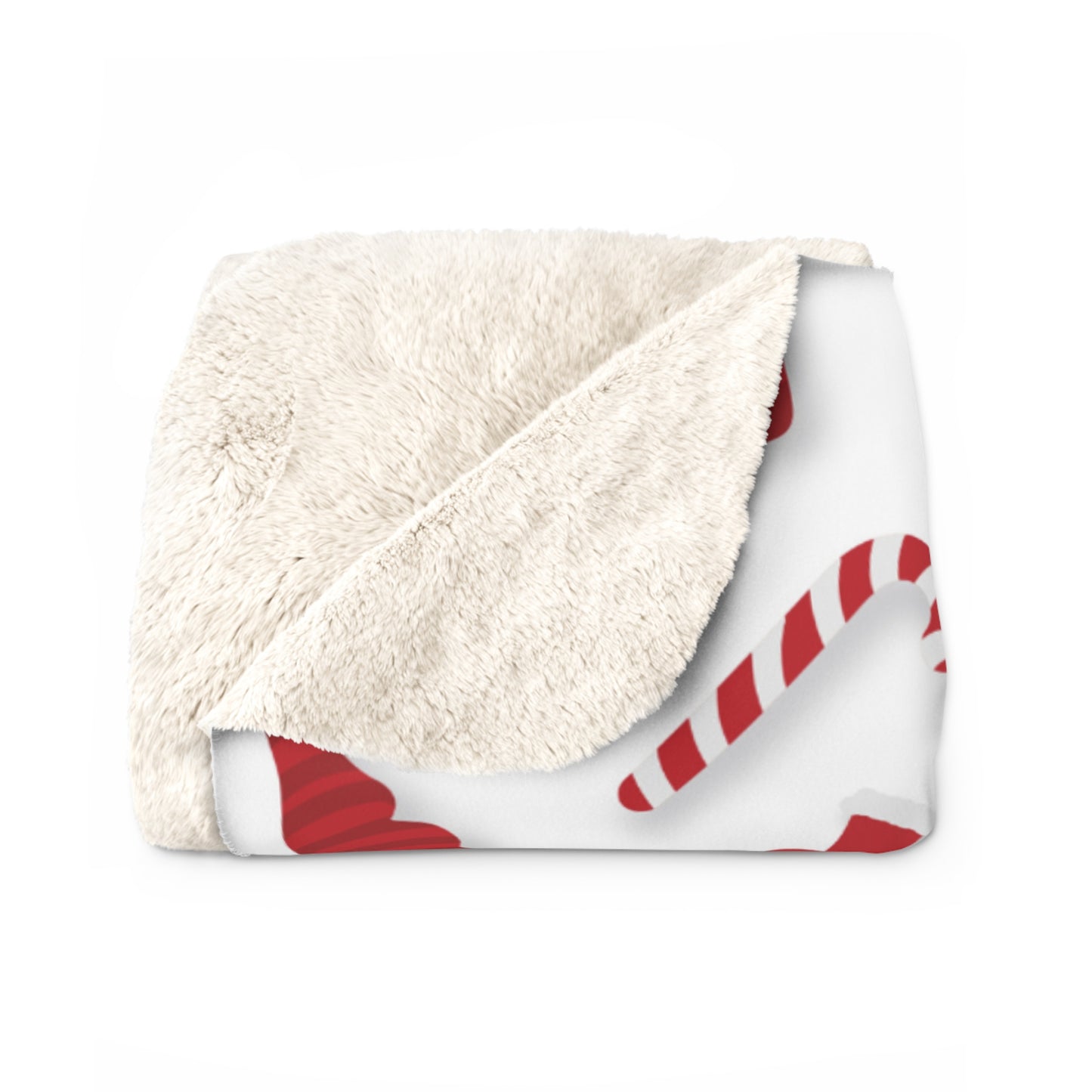 Christmas Candy Cane Blanket