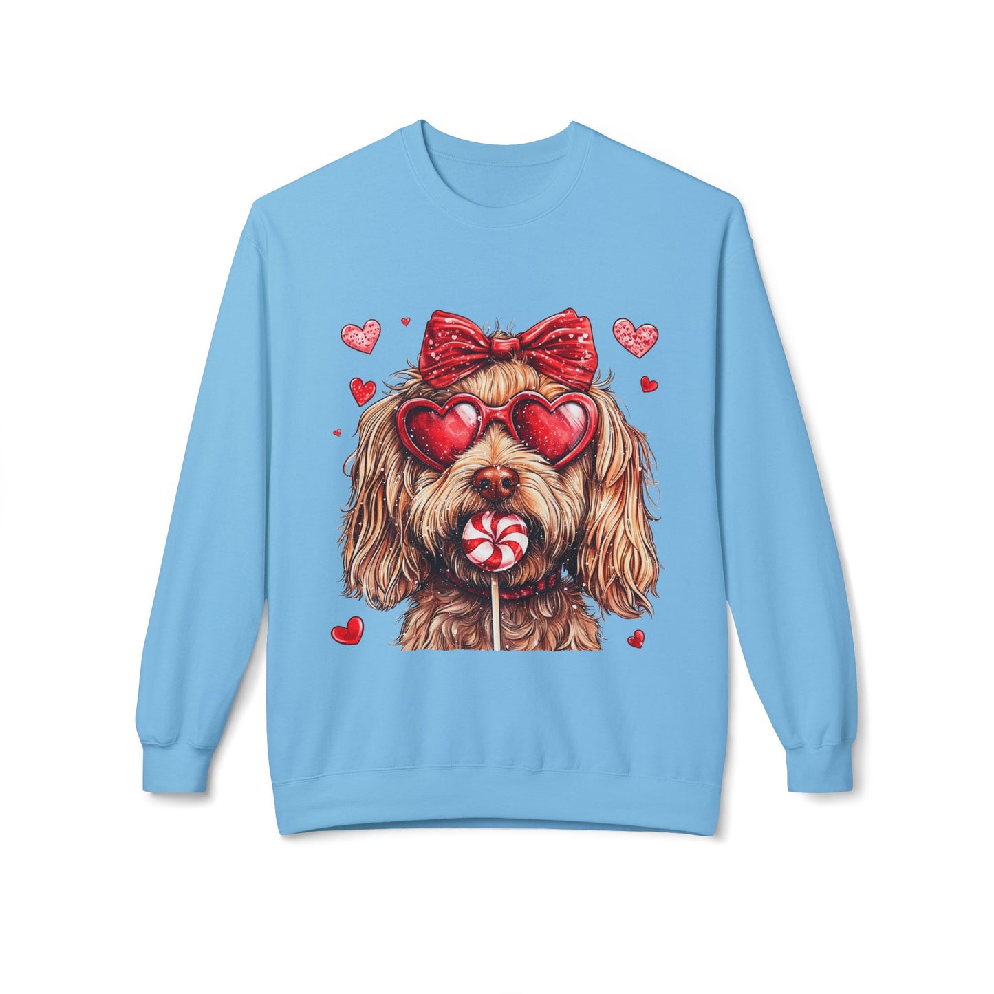 Valentines Unisex Midweight Softstyle Fleece Crewneck Sweatshirt