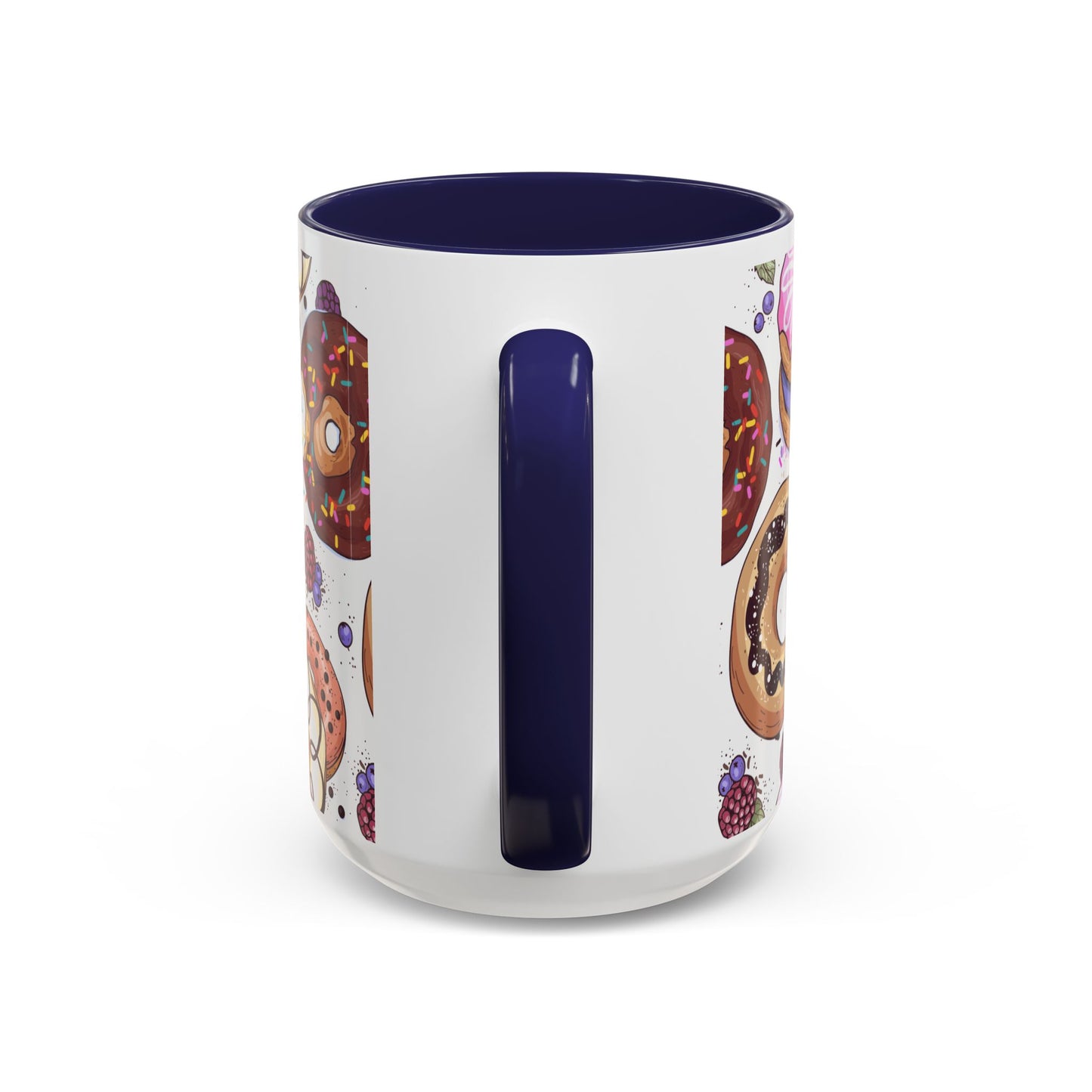 Doughnut Accent Coffee Mug (11, 15oz)
