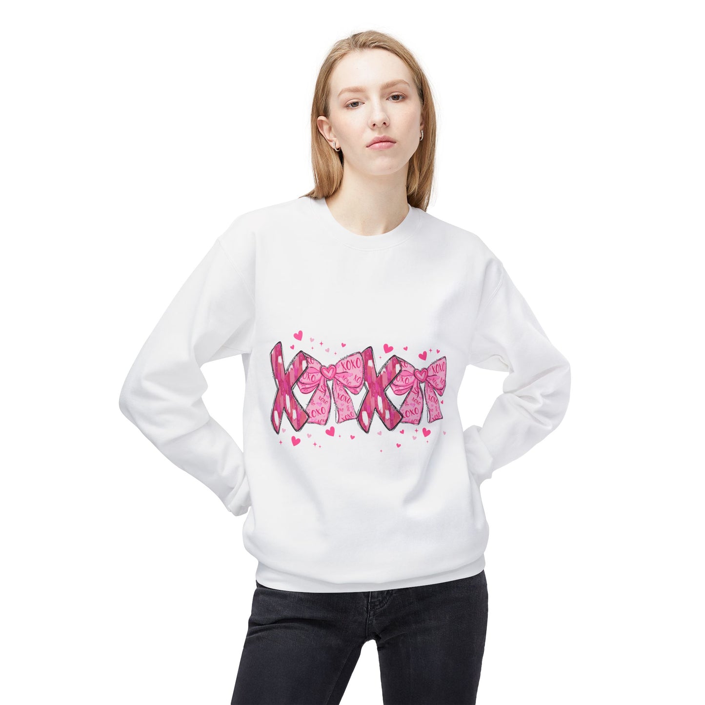 Valentines Unisex Midweight Softstyle Fleece Crewneck Sweatshirt