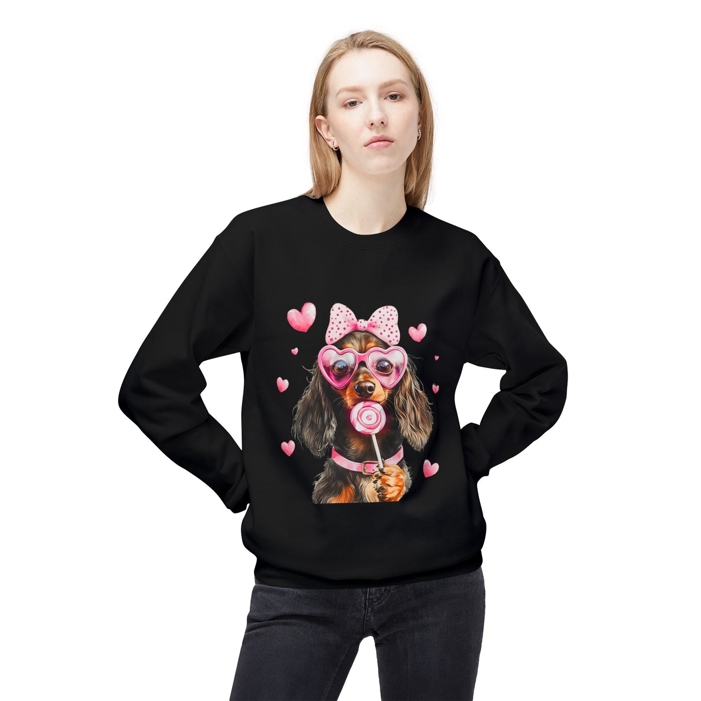 Valentines Unisex Midweight Softstyle Fleece Crewneck Sweatshirt