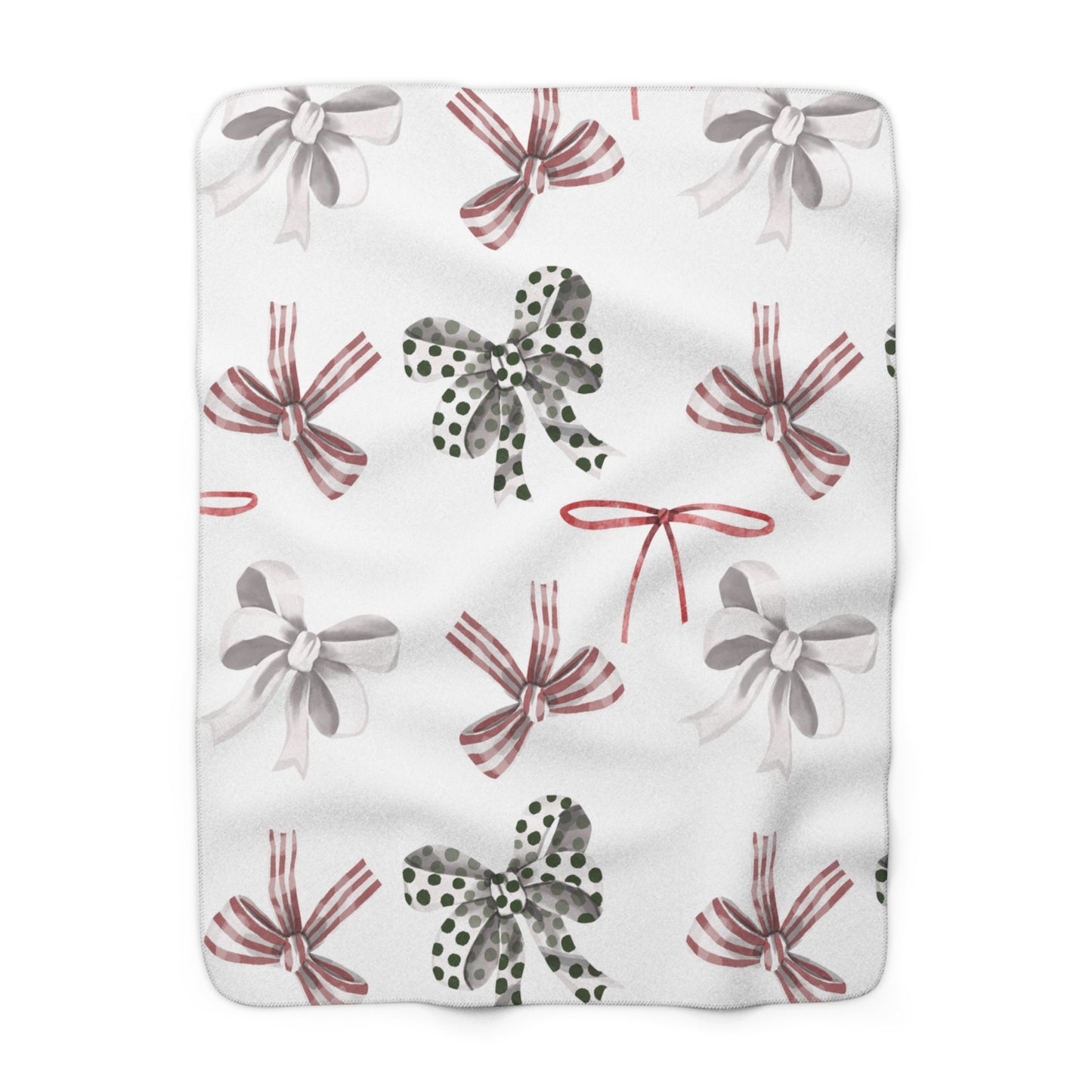 Christmas Bow Blanket
