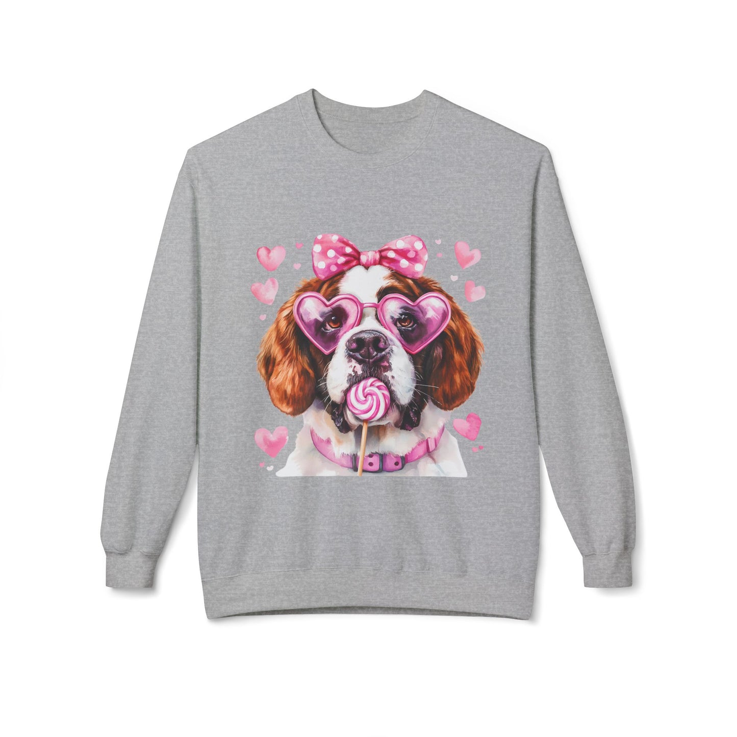 Valentines Unisex Midweight Softstyle Fleece Crewneck Sweatshirt